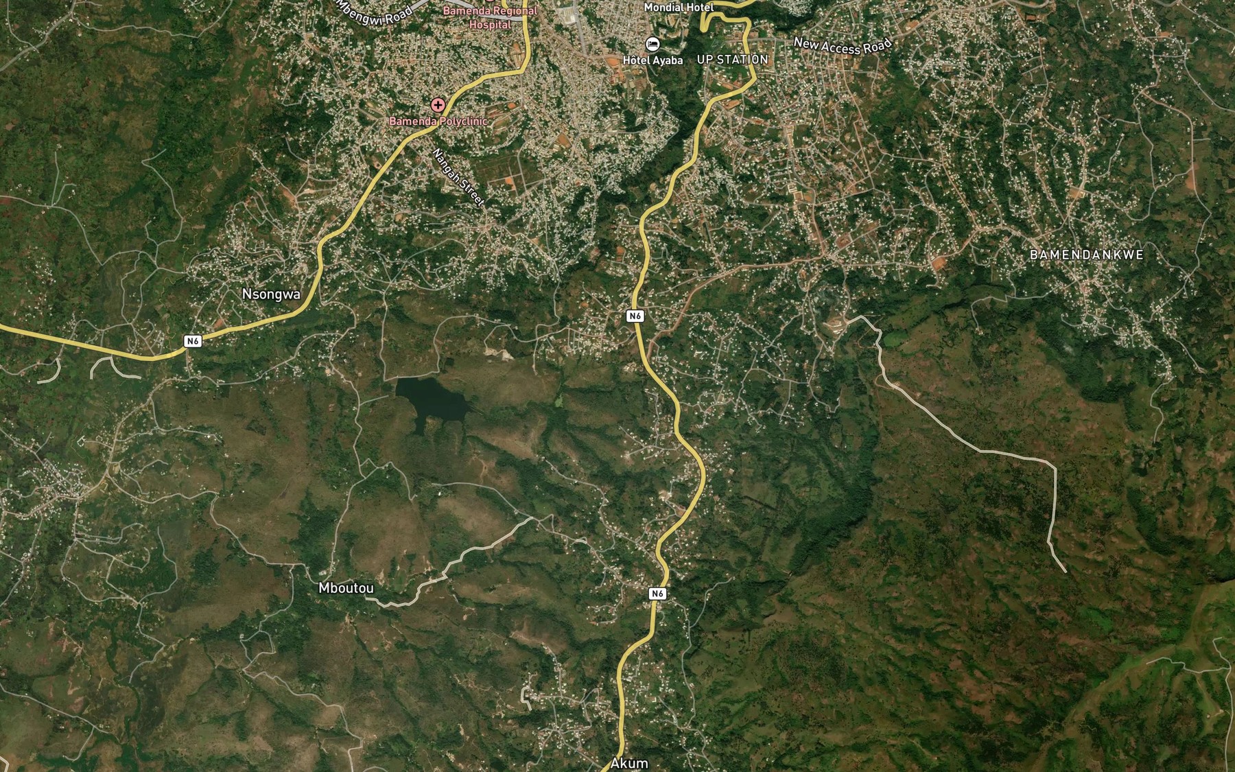 Satellite map of the Nki Ibamishi