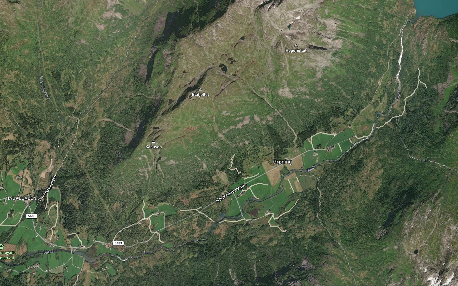 Satellite map of the Blasvagrova