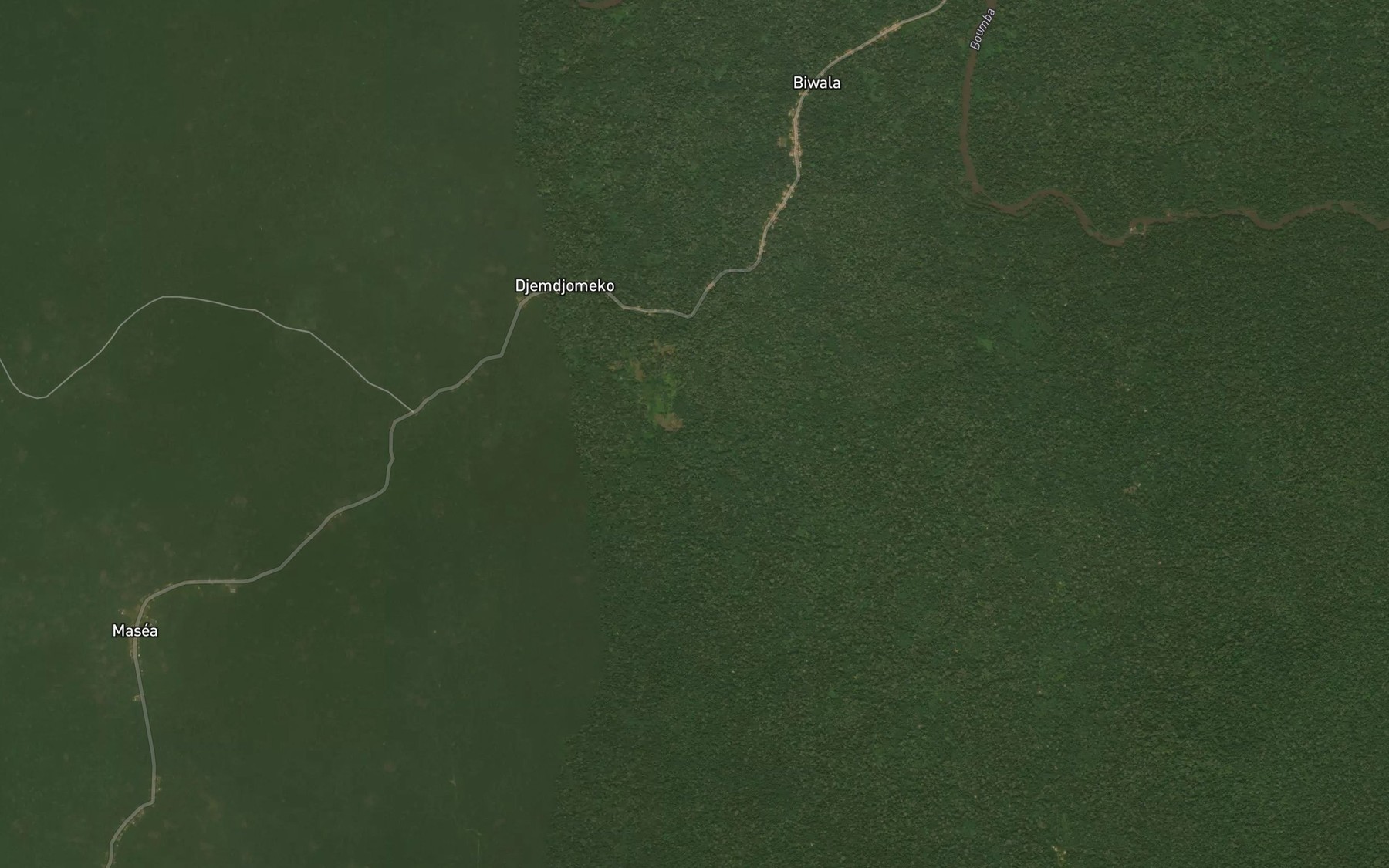 Satellite map of the Olen