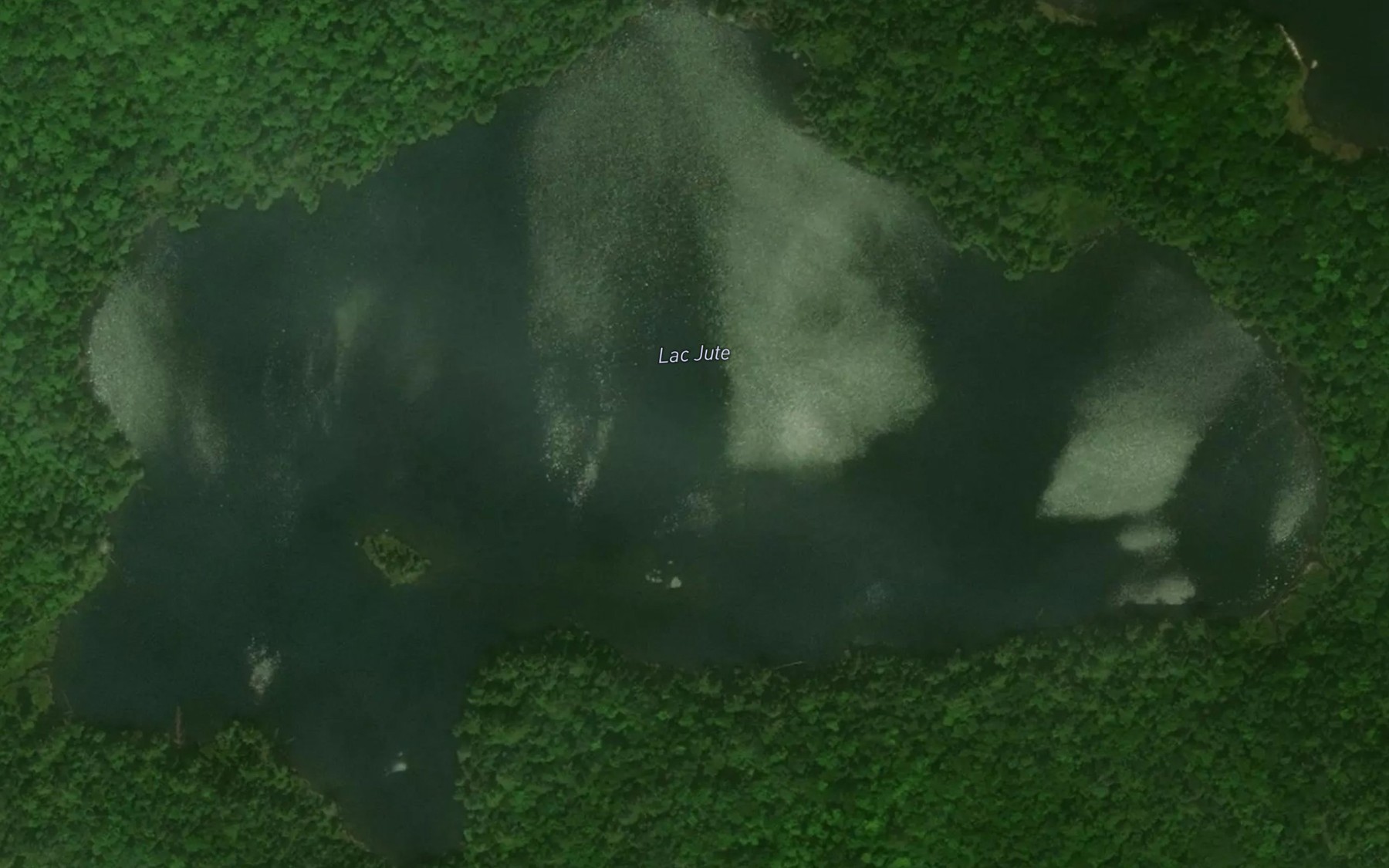 Satellite map of the Lac Jute