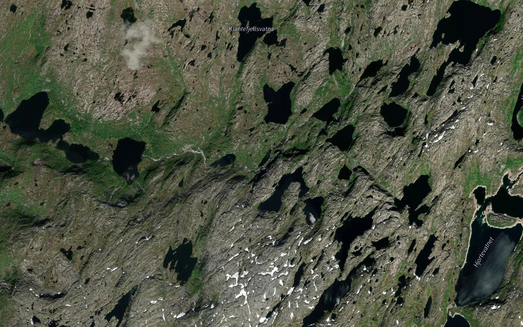 Satellite map of the Kringlebotnselva