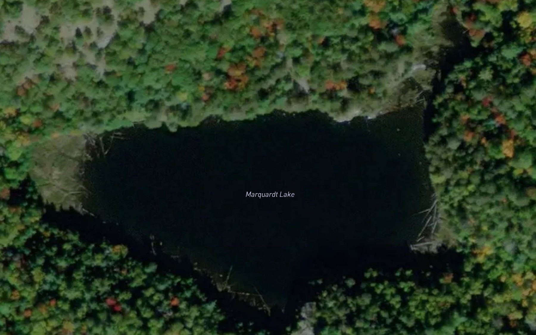 Satellite map of the Marquardt Lake