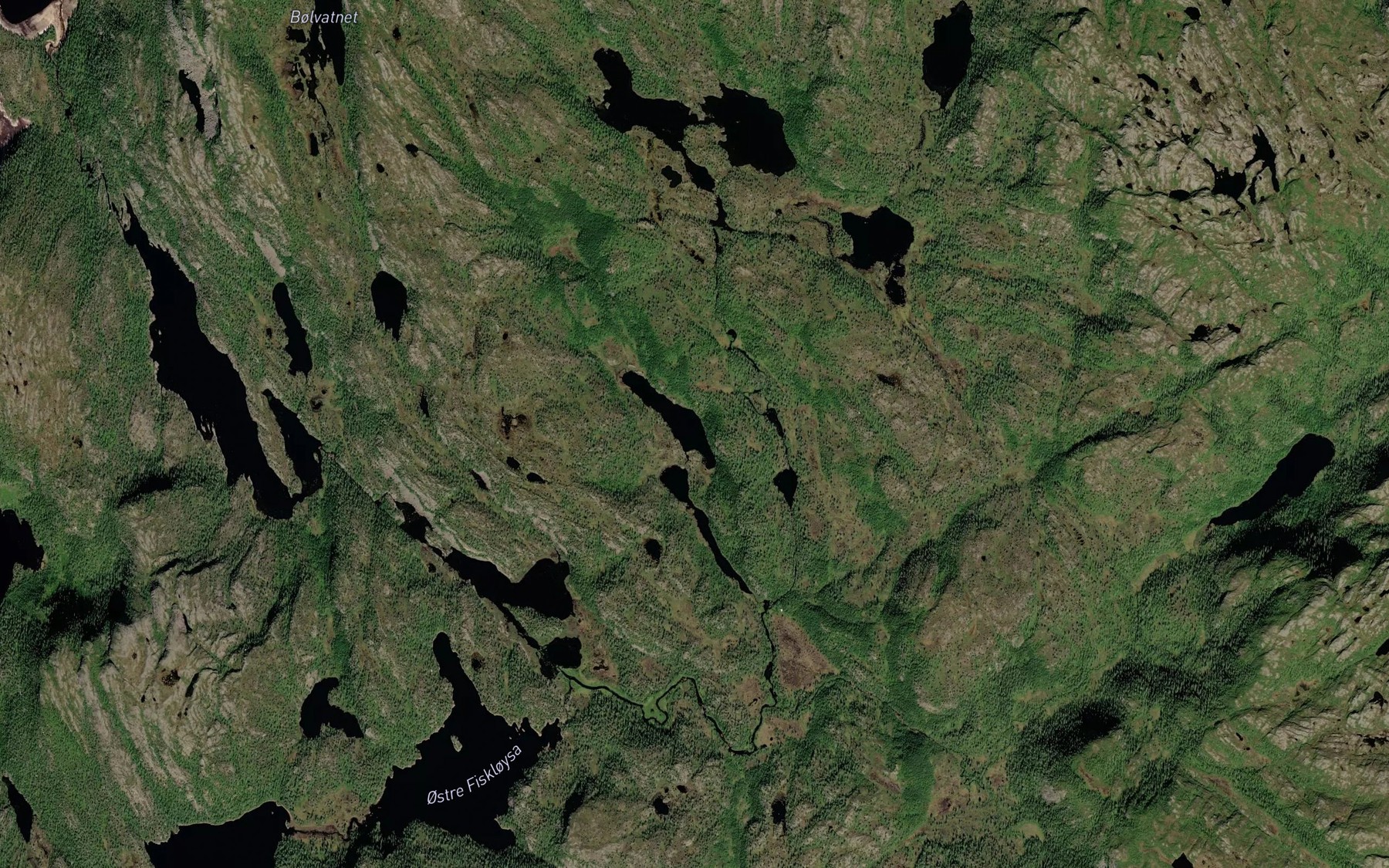 Satellite map of the Svarttjornin