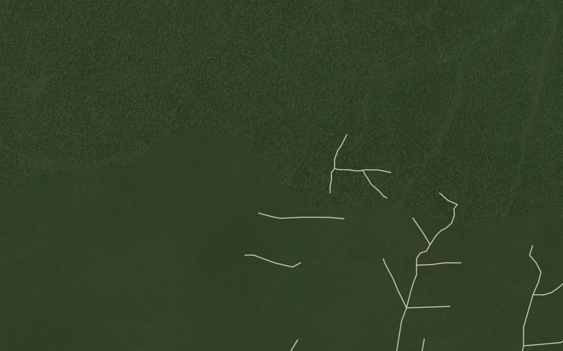 Satellite map of the Menjoka