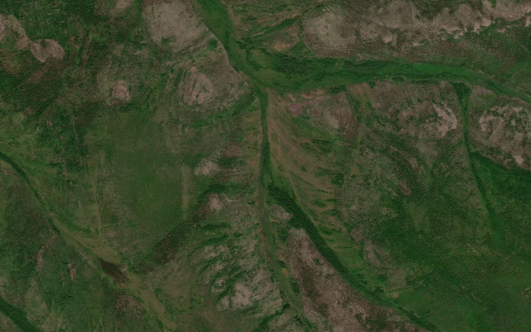 Satellite map of the Krivoy
