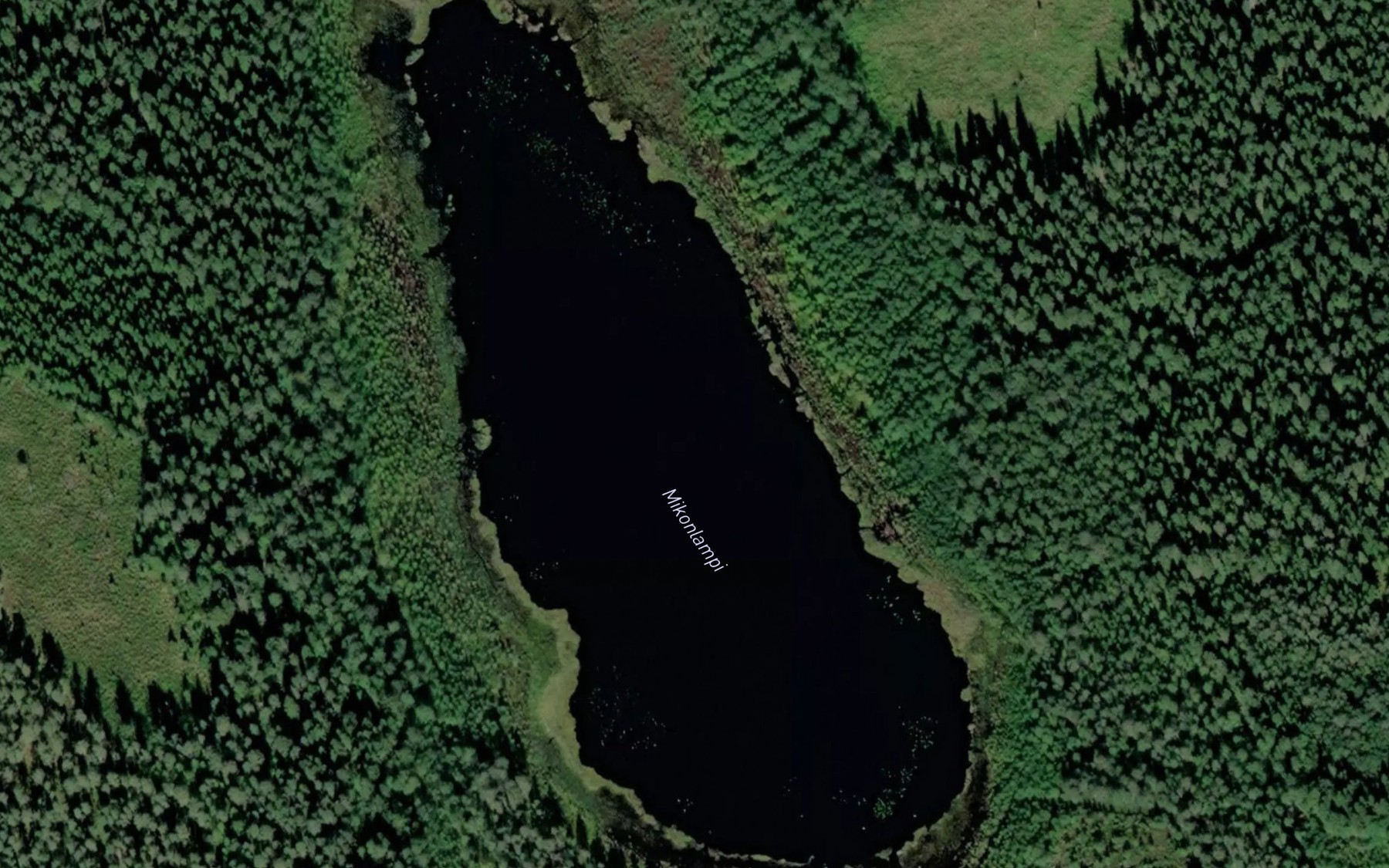 Satellite map of the Mikonlampi