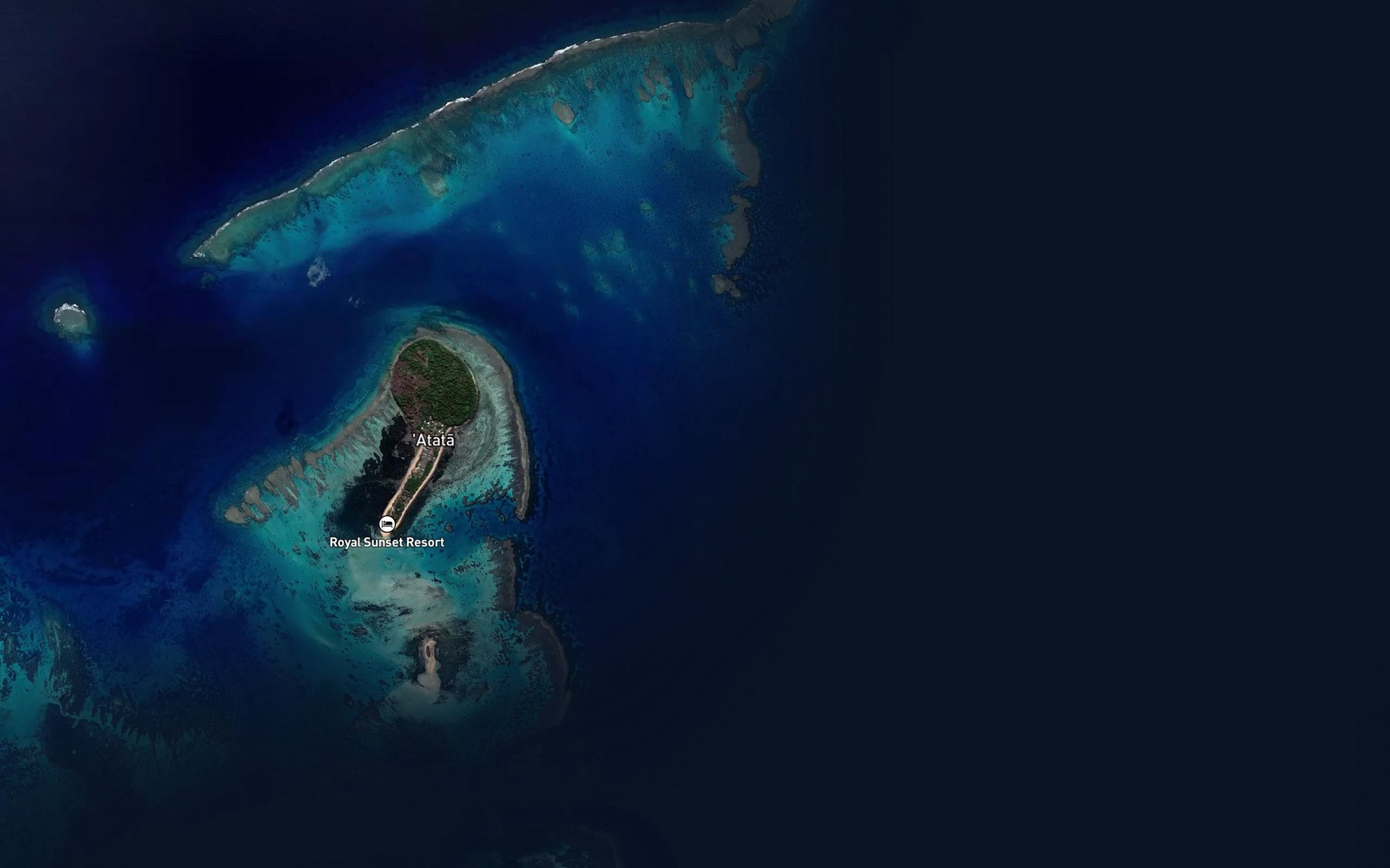 Satellite map of the Sumner Shoal
