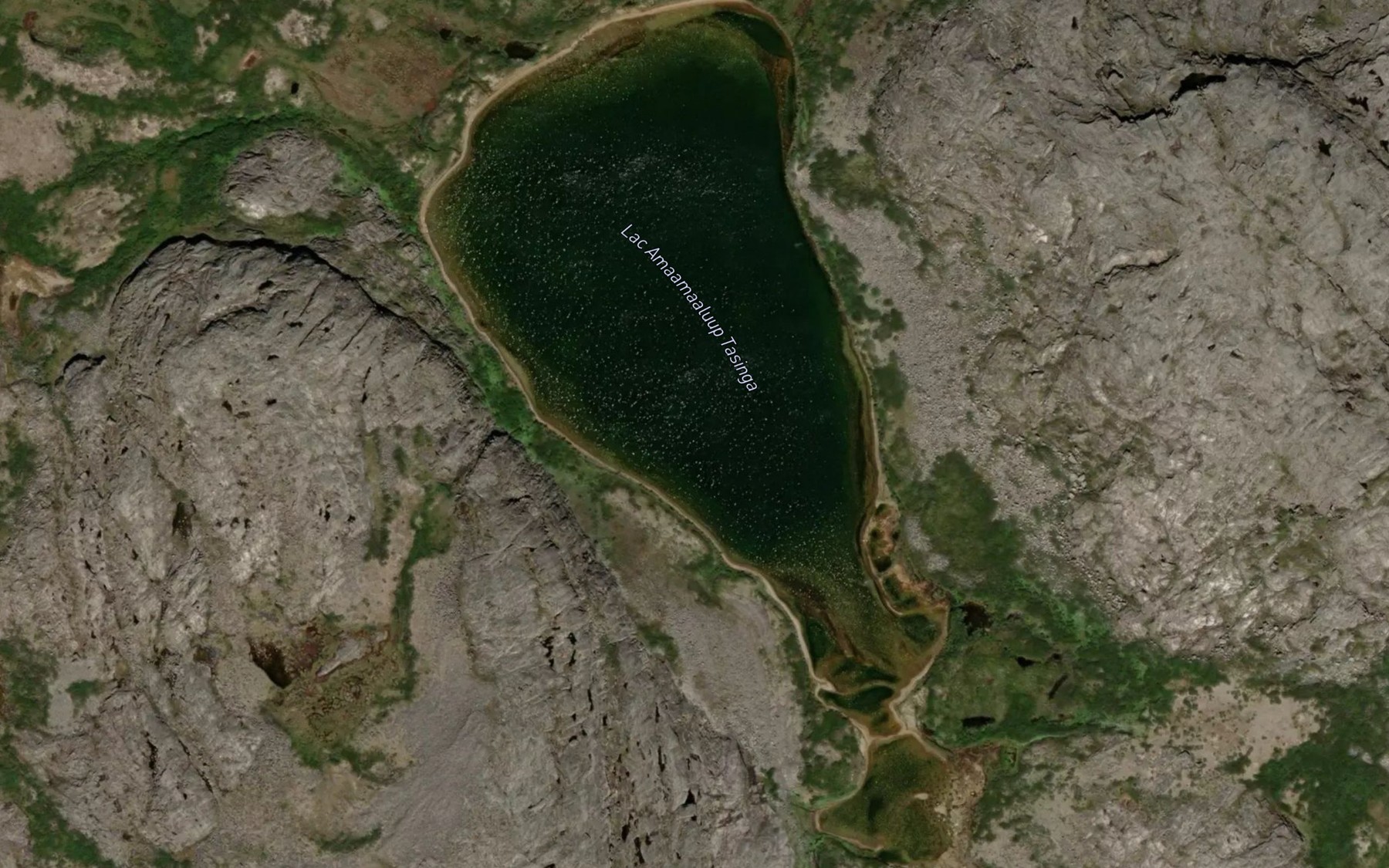 Satellite map of the Lac Amaamaaluup Tasinga