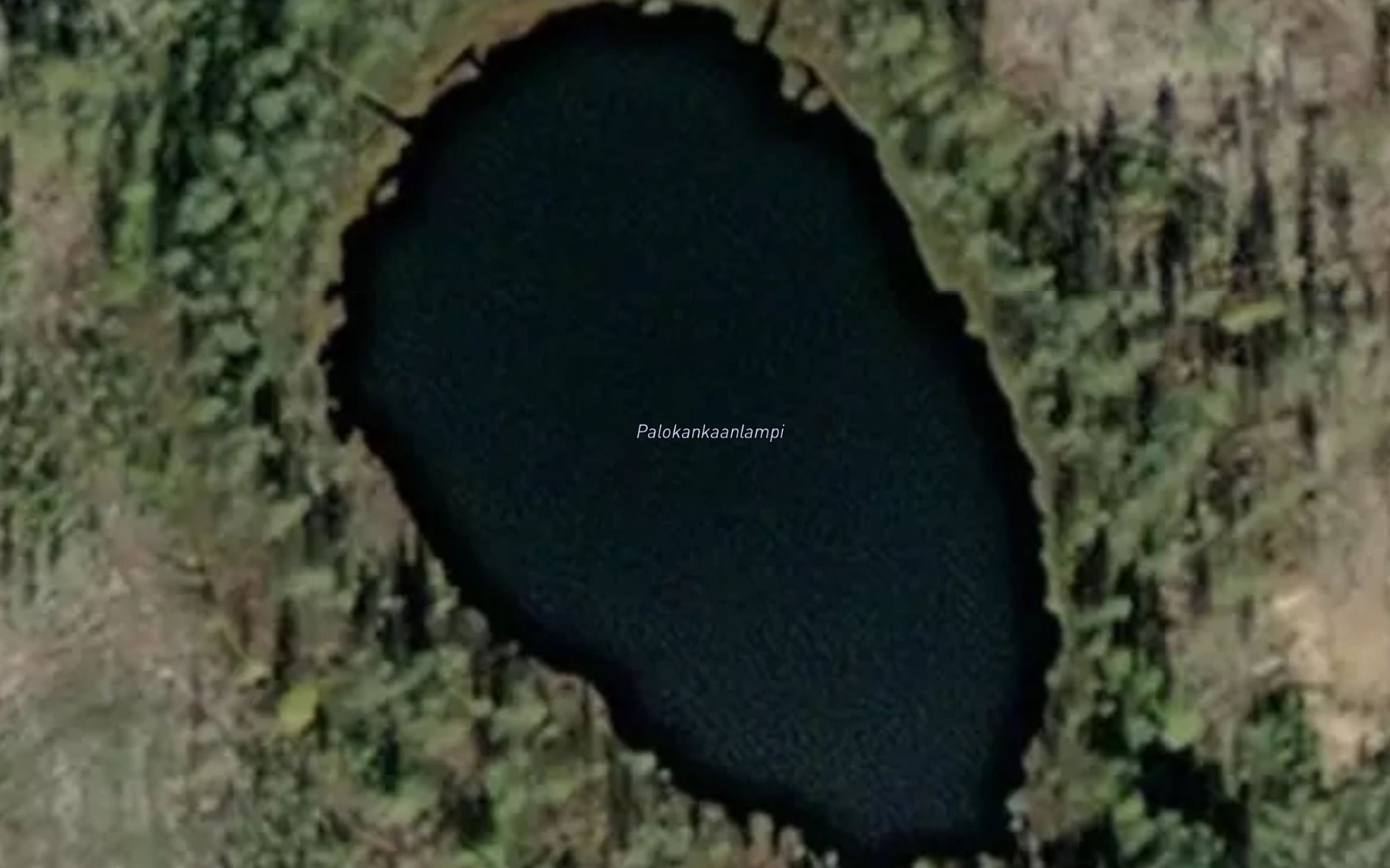 Satellite map of the Palokankaanlampi