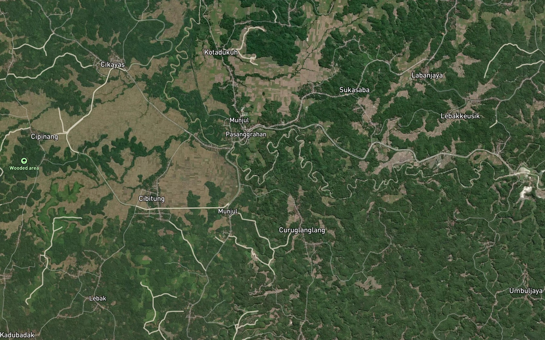 Satellite map of the Ci Dilem