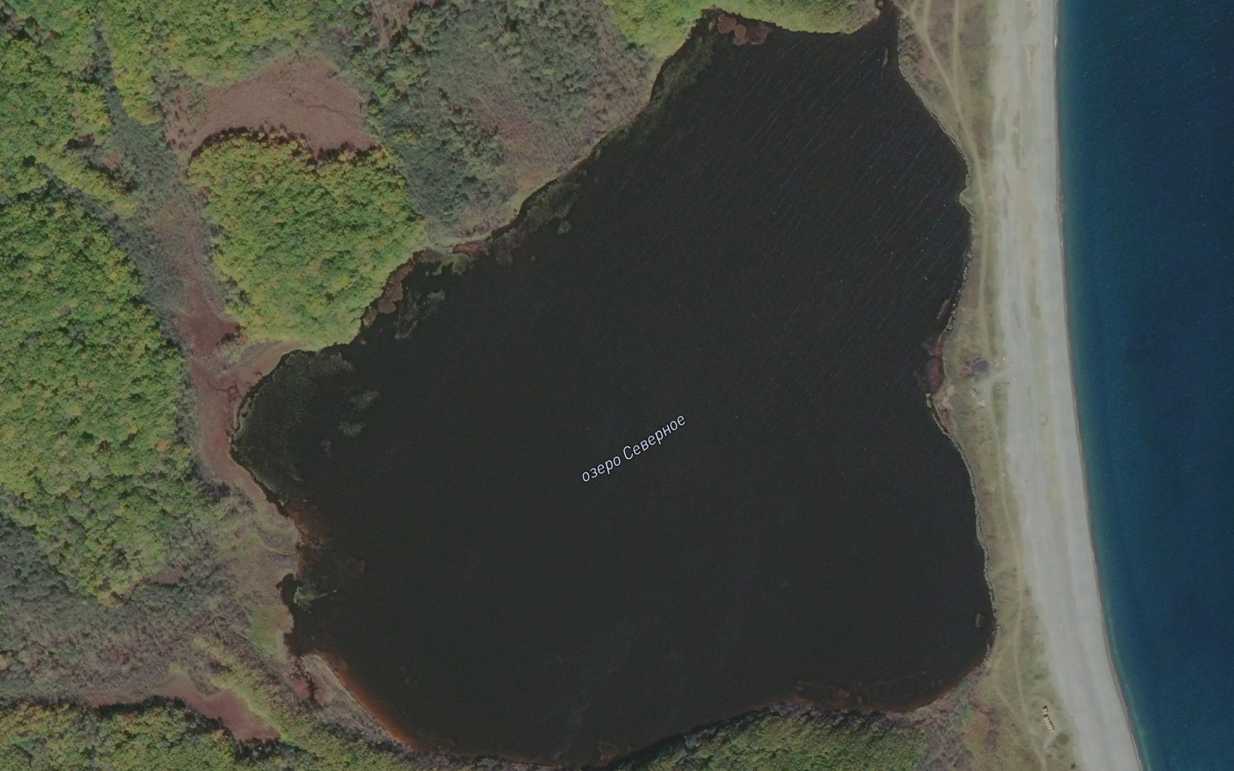Satellite map of the Ozero Severnoye