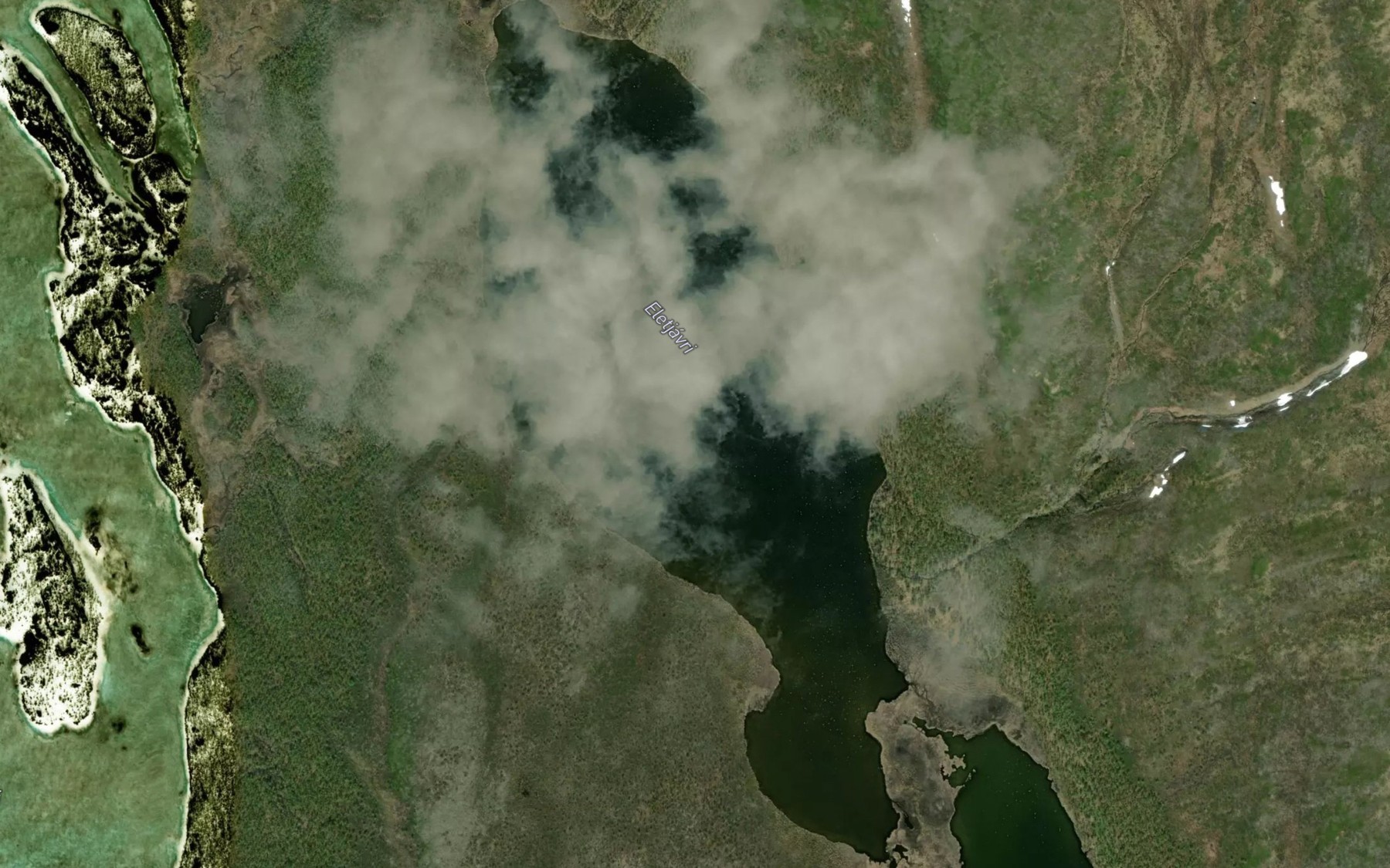 Satellite map of the Eletjavri