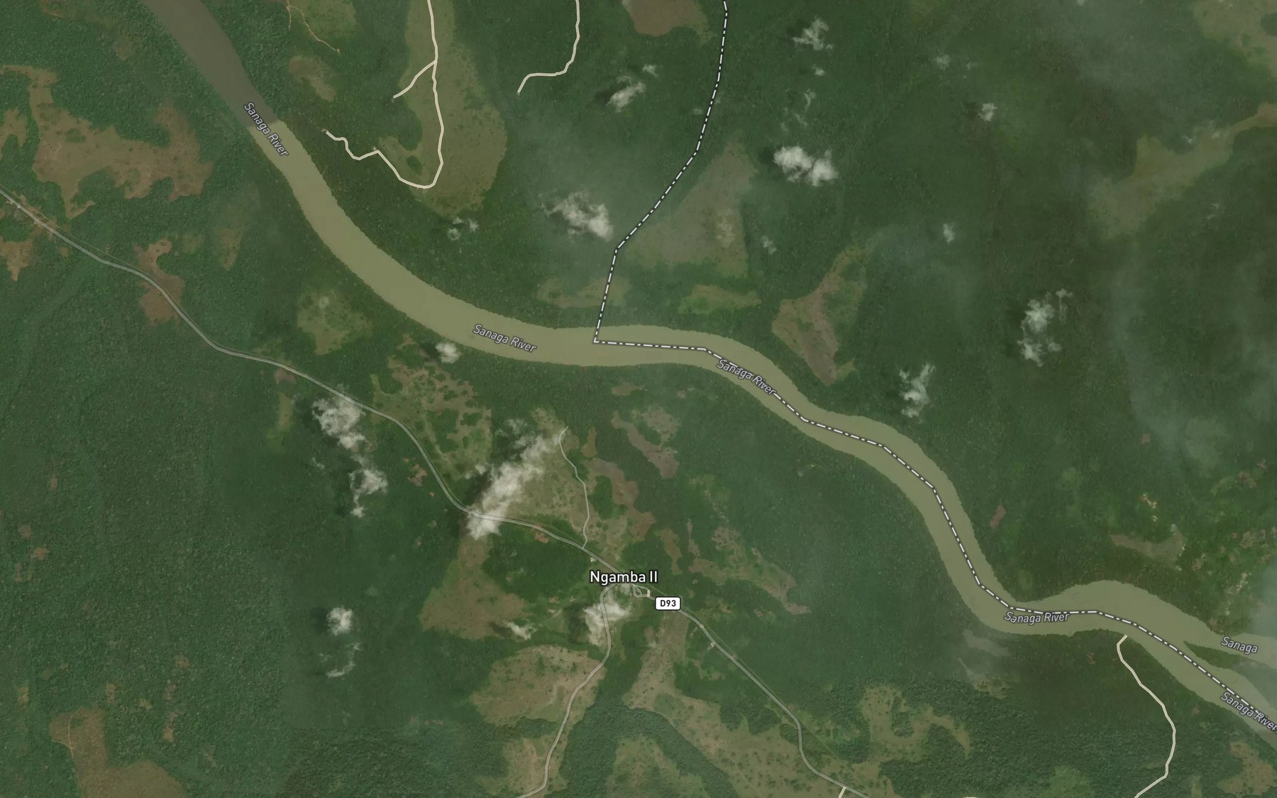 Satellite map of the Komboro