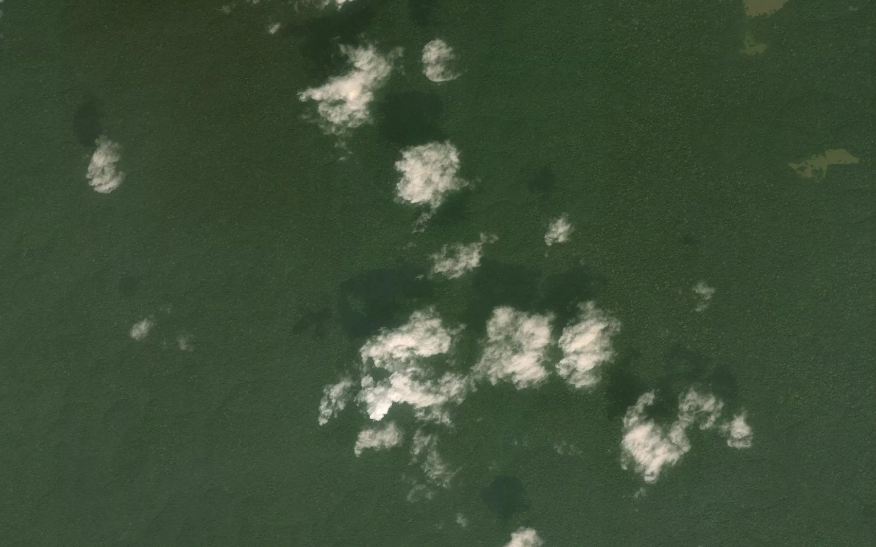 Satellite map of the Mobea