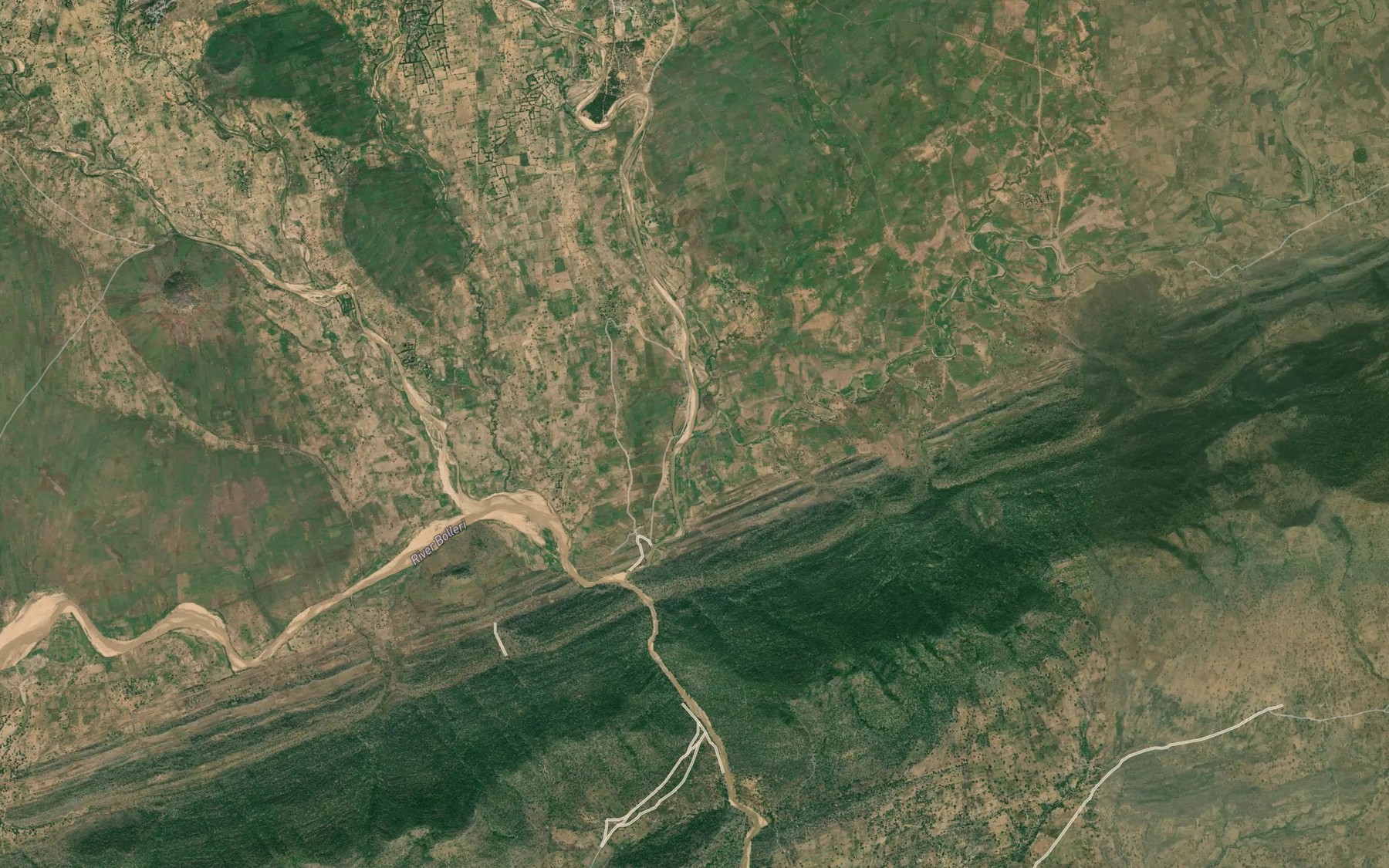 Satellite map of the Mona