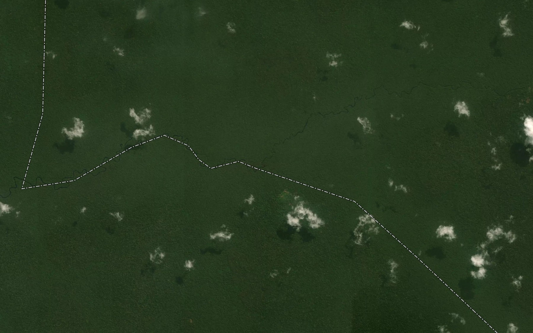 Satellite map of the Losafila