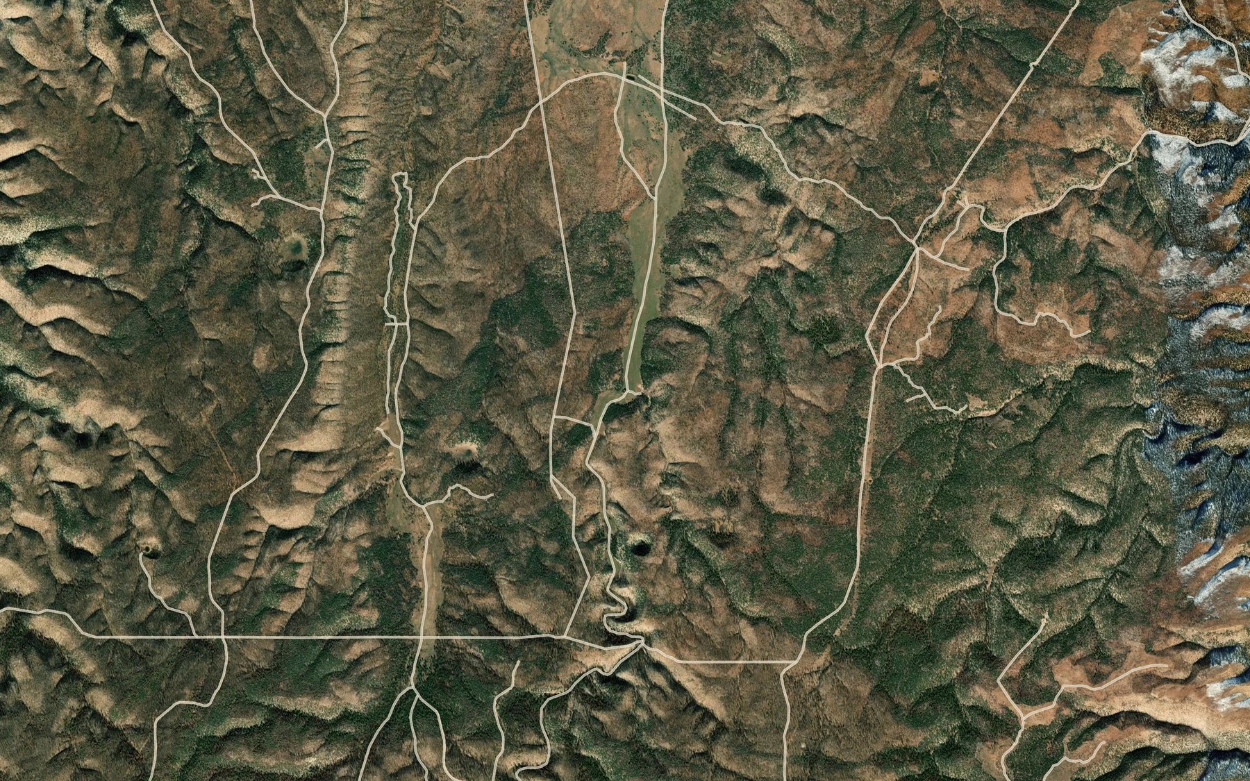 Satellite map of the Government Reservoir