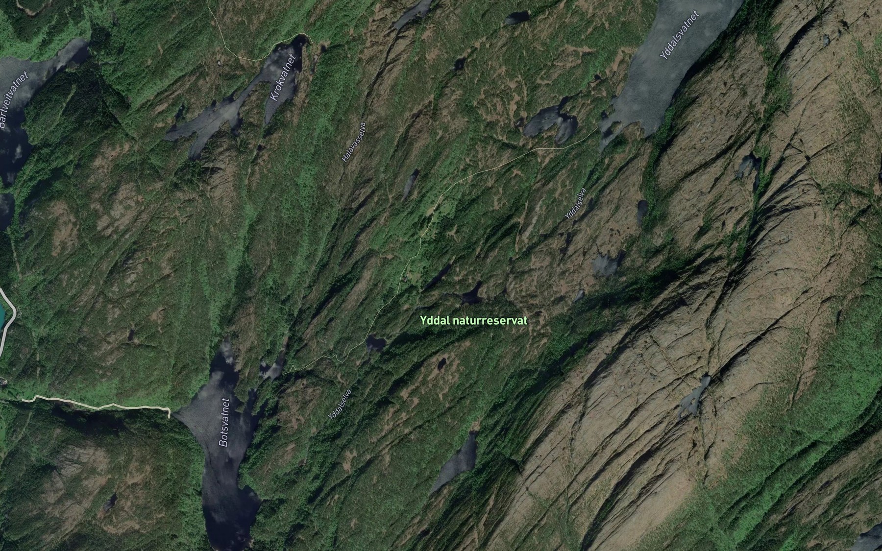 Satellite map of the Grondalstjorna