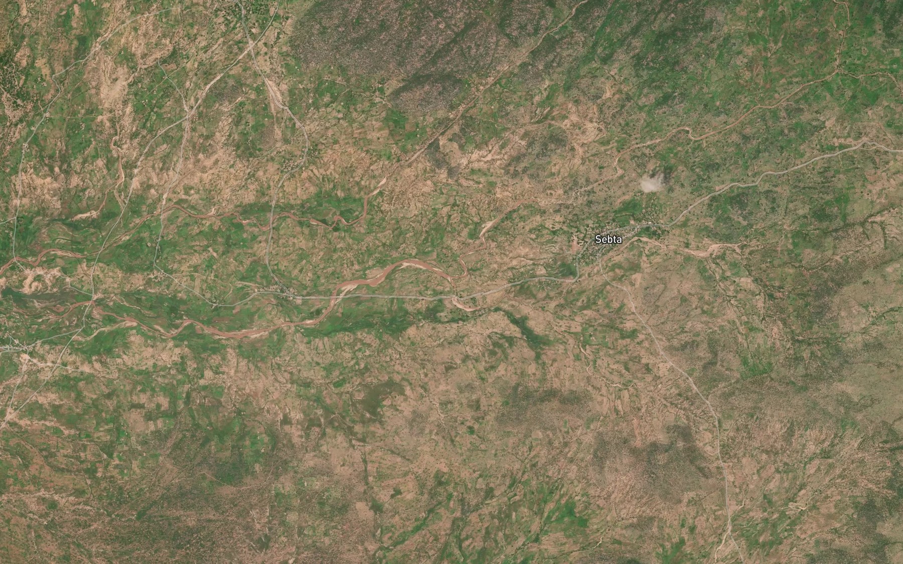 Satellite map of the MayoYemra