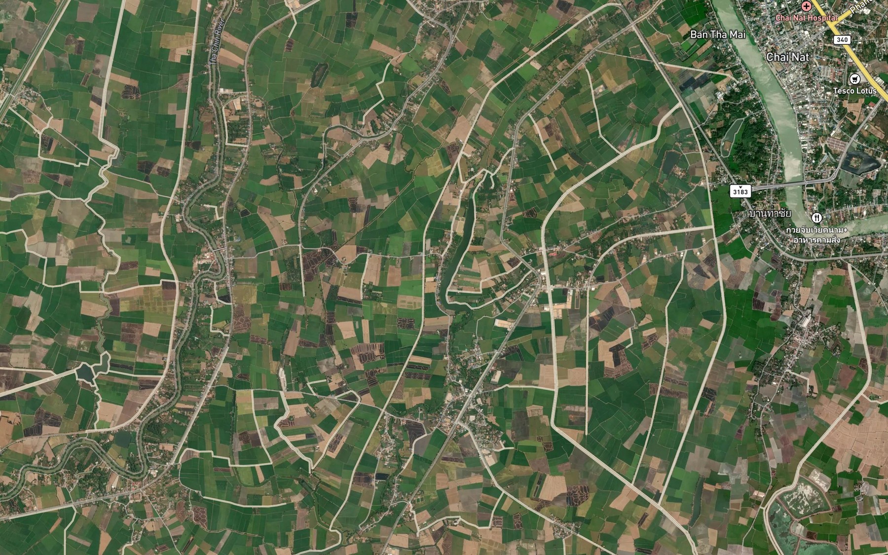 Satellite map of the Bueng Rameng