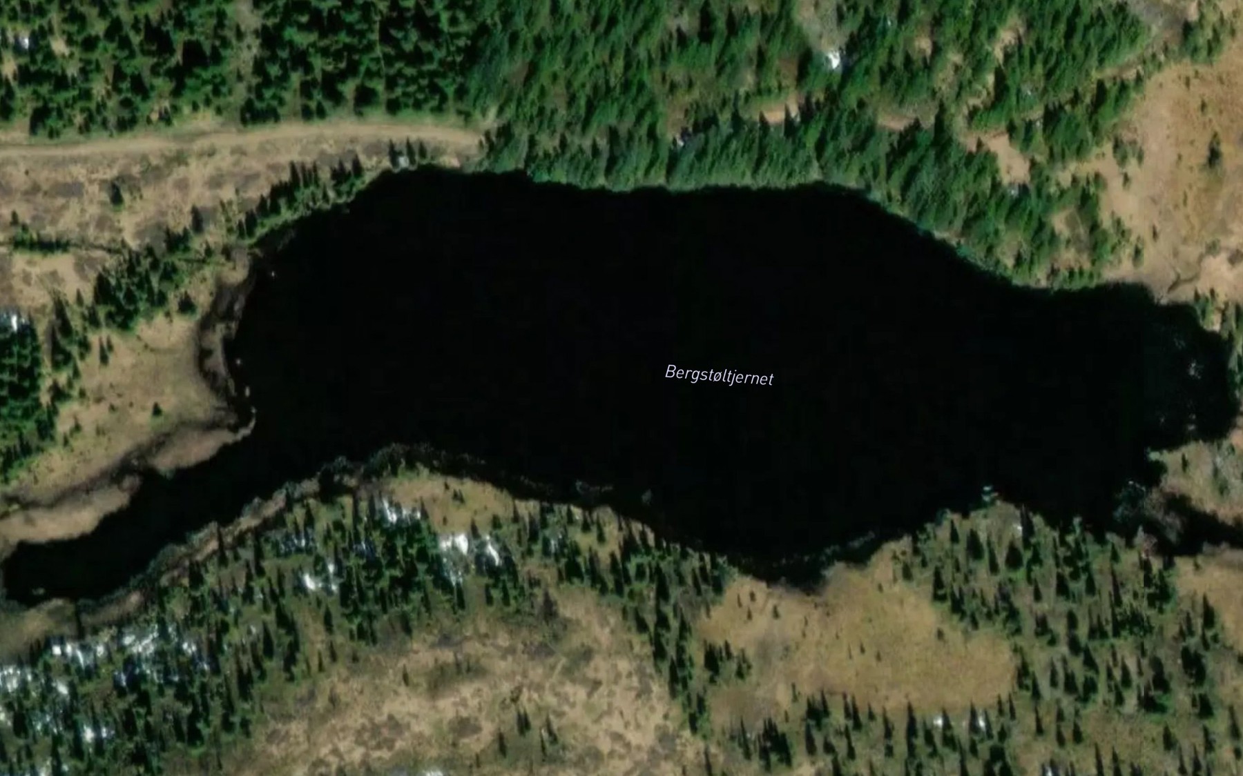 Satellite map of the Bergstoltjernet