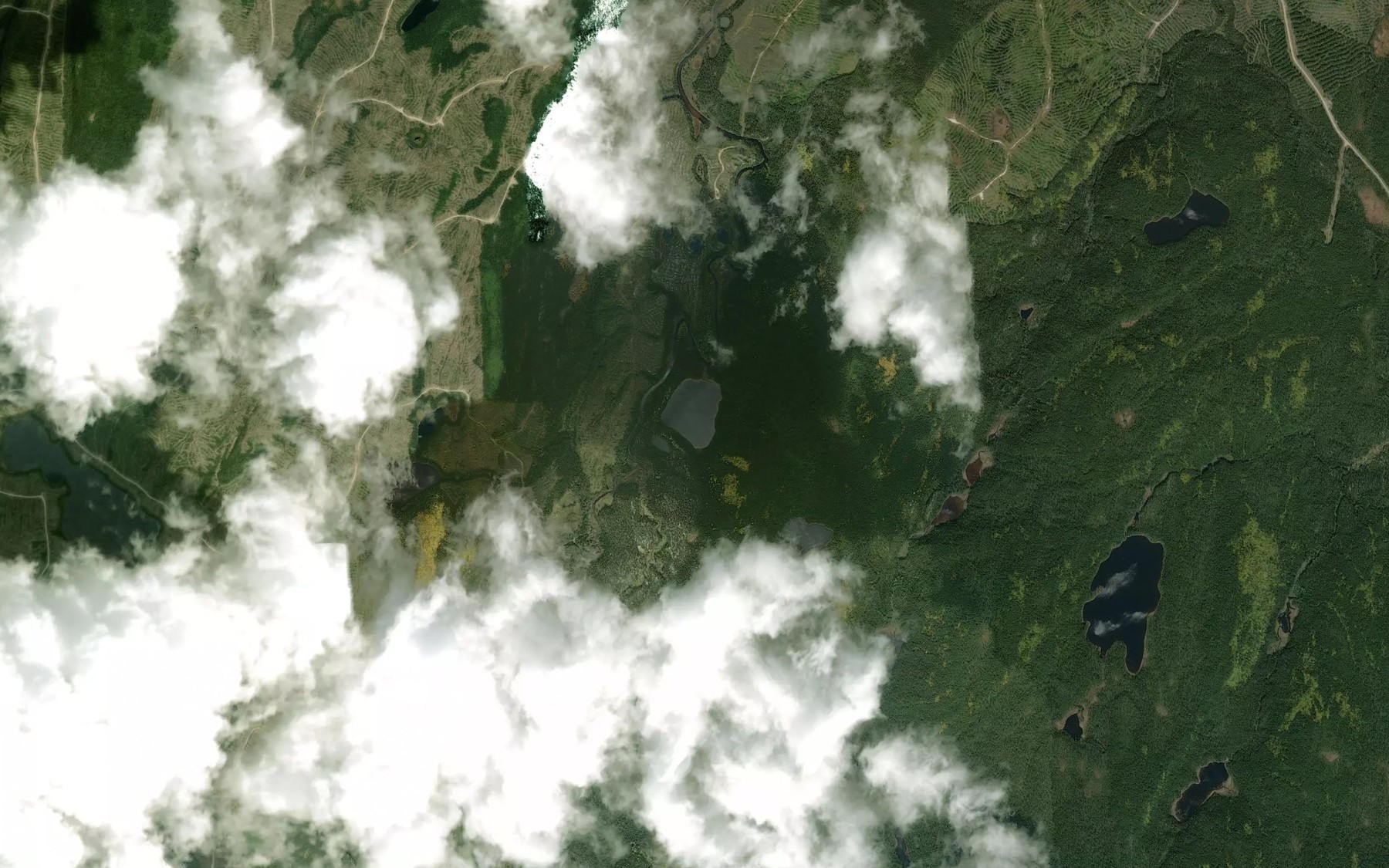 Satellite map of the Ruisseau Zabo