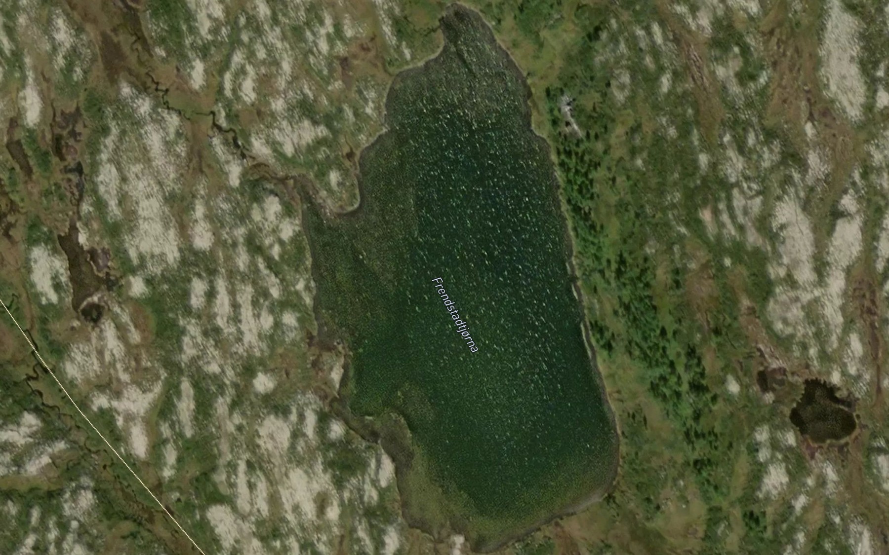 Satellite map of the Frendstadtjorna