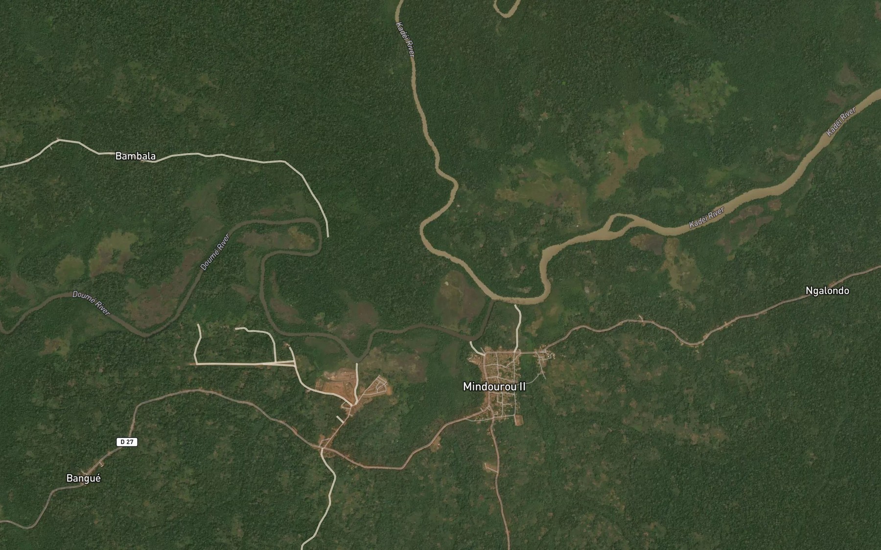 Satellite map of the Yangbung