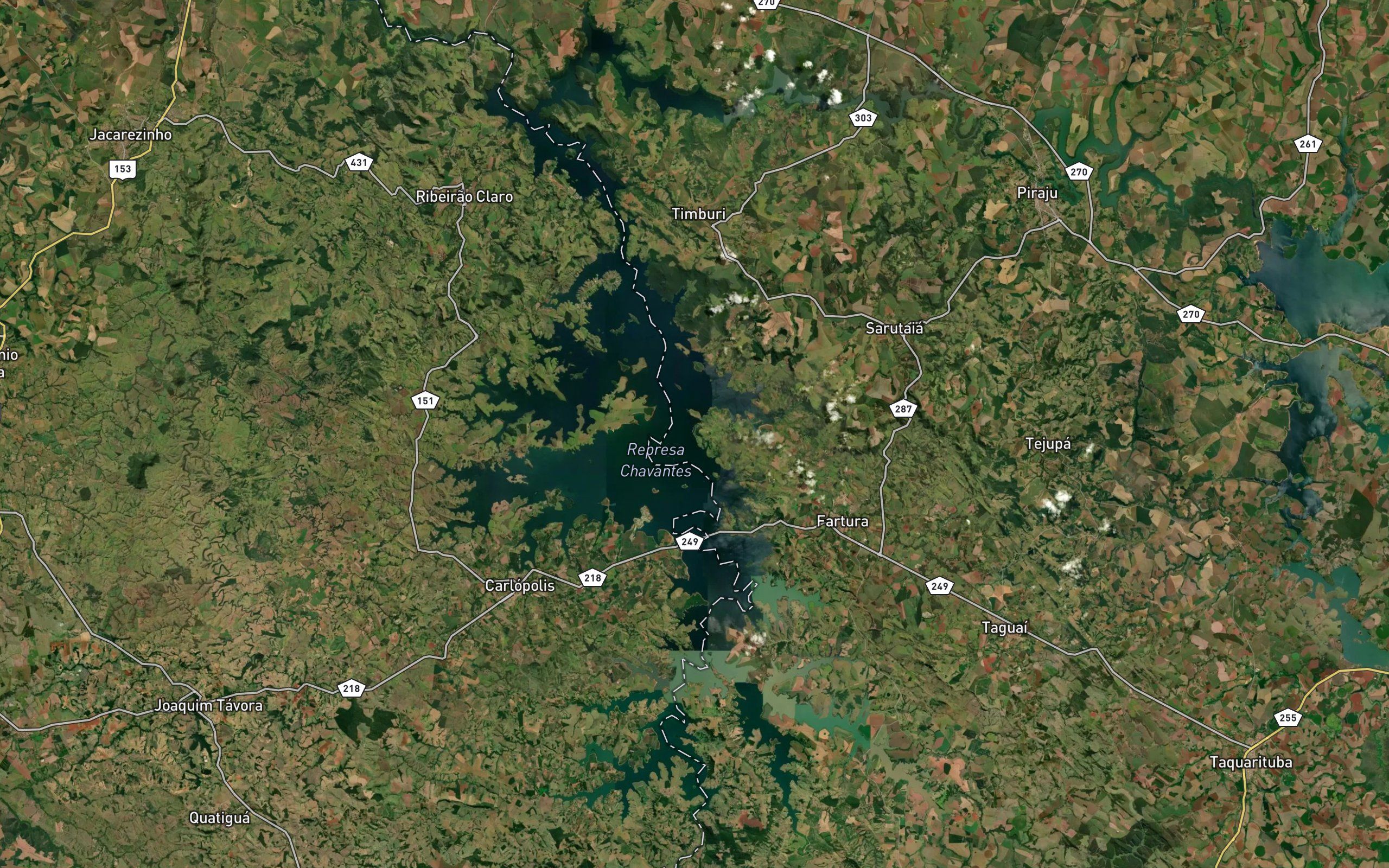 Represa da Usina Chavante