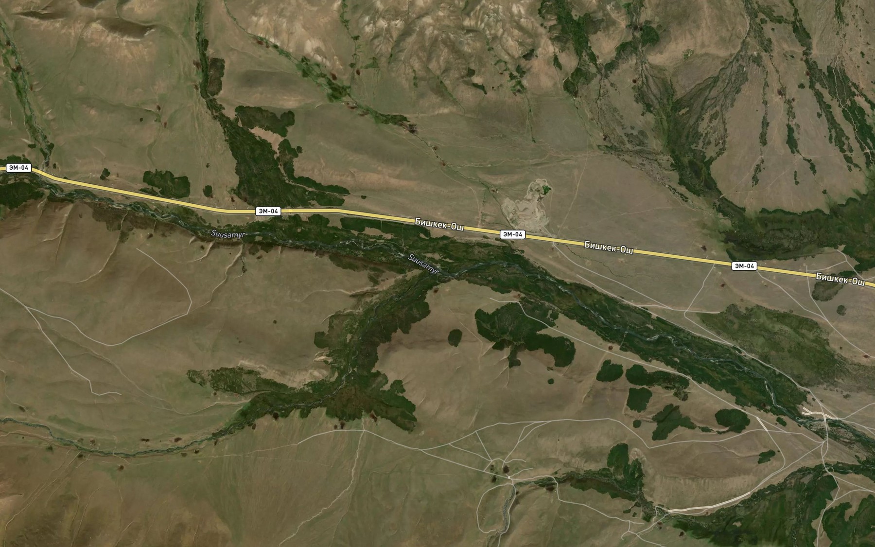 Satellite map of the Muz-Ter