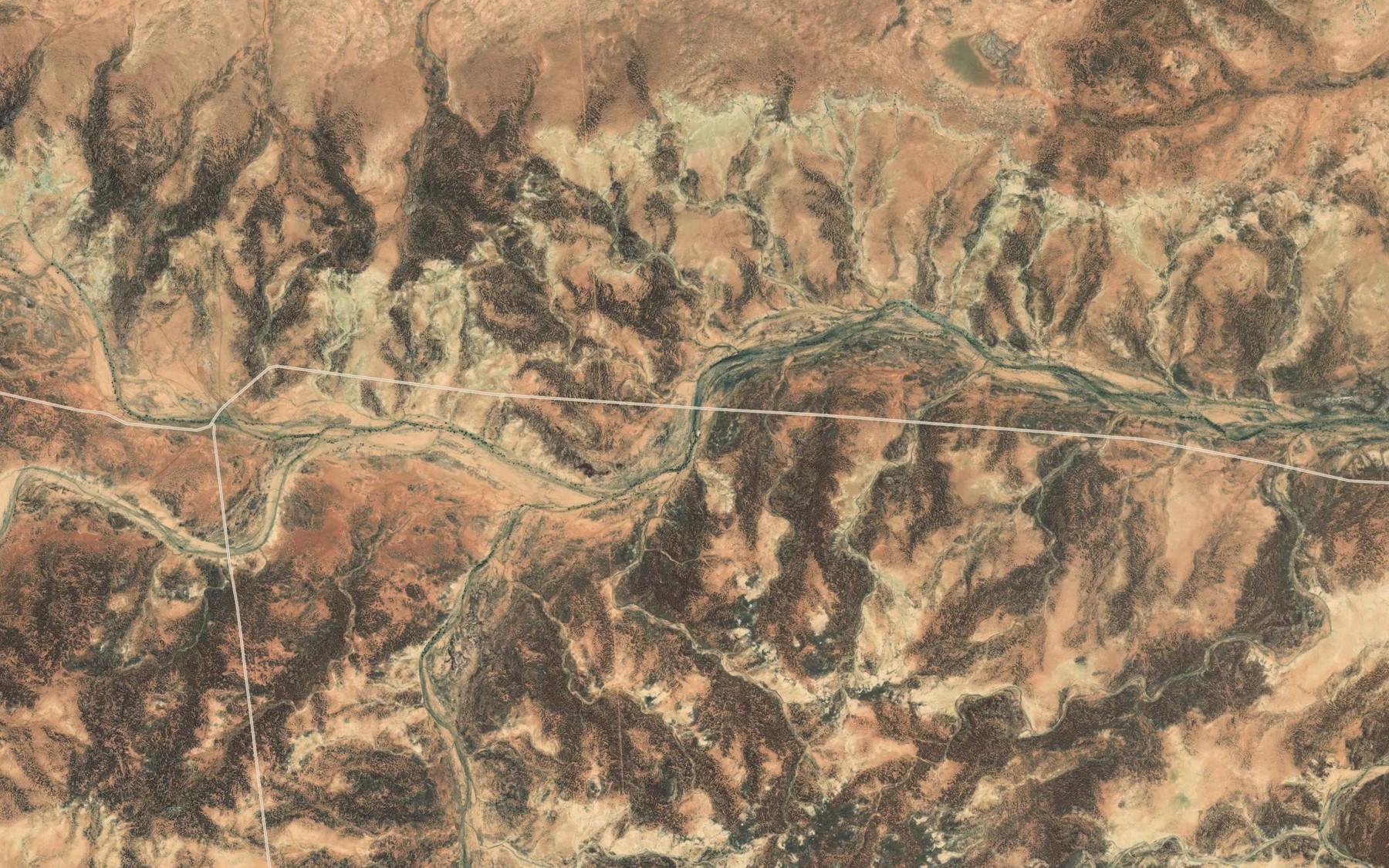 Satellite map of the Cooyecappa Lake