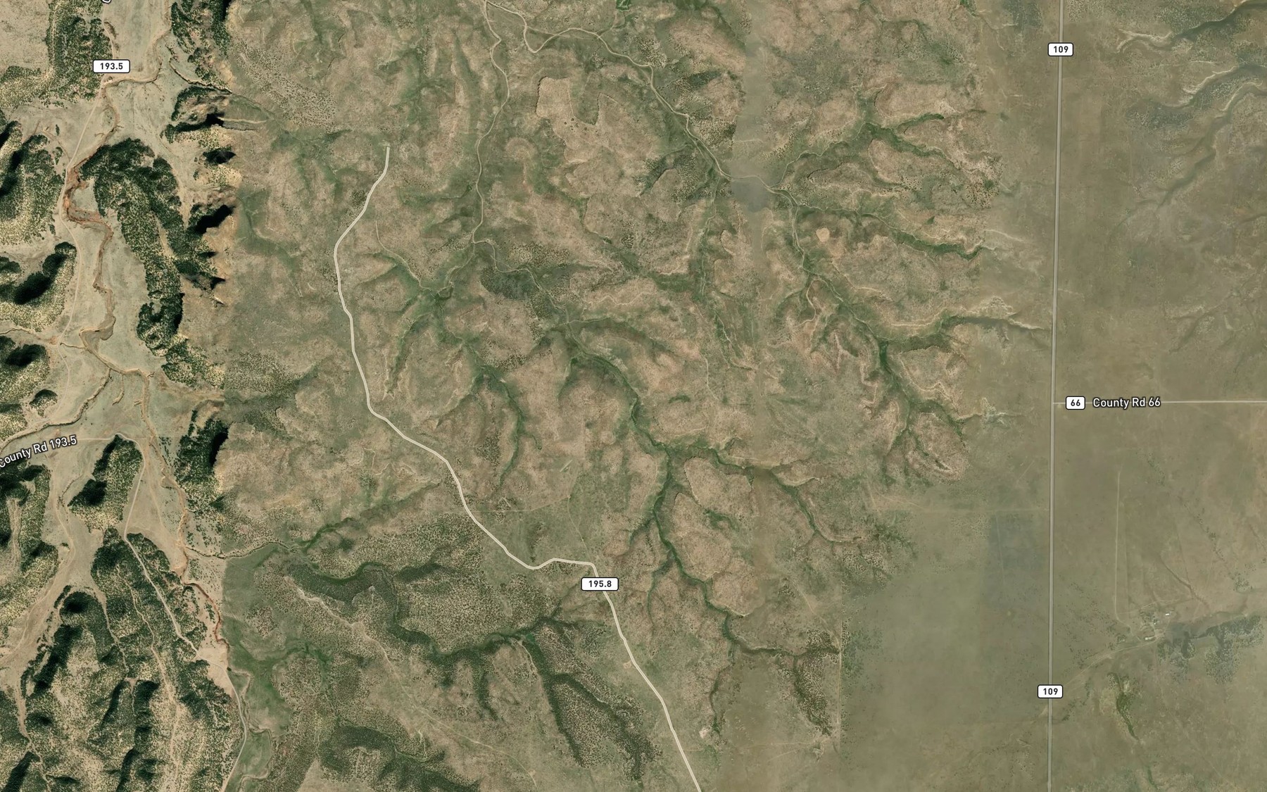 Satellite map of the Grape Spring