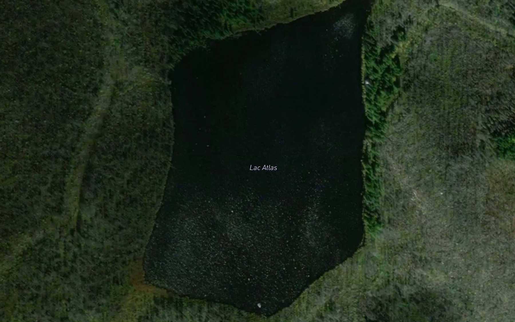 Satellite map of the Lac Atlas