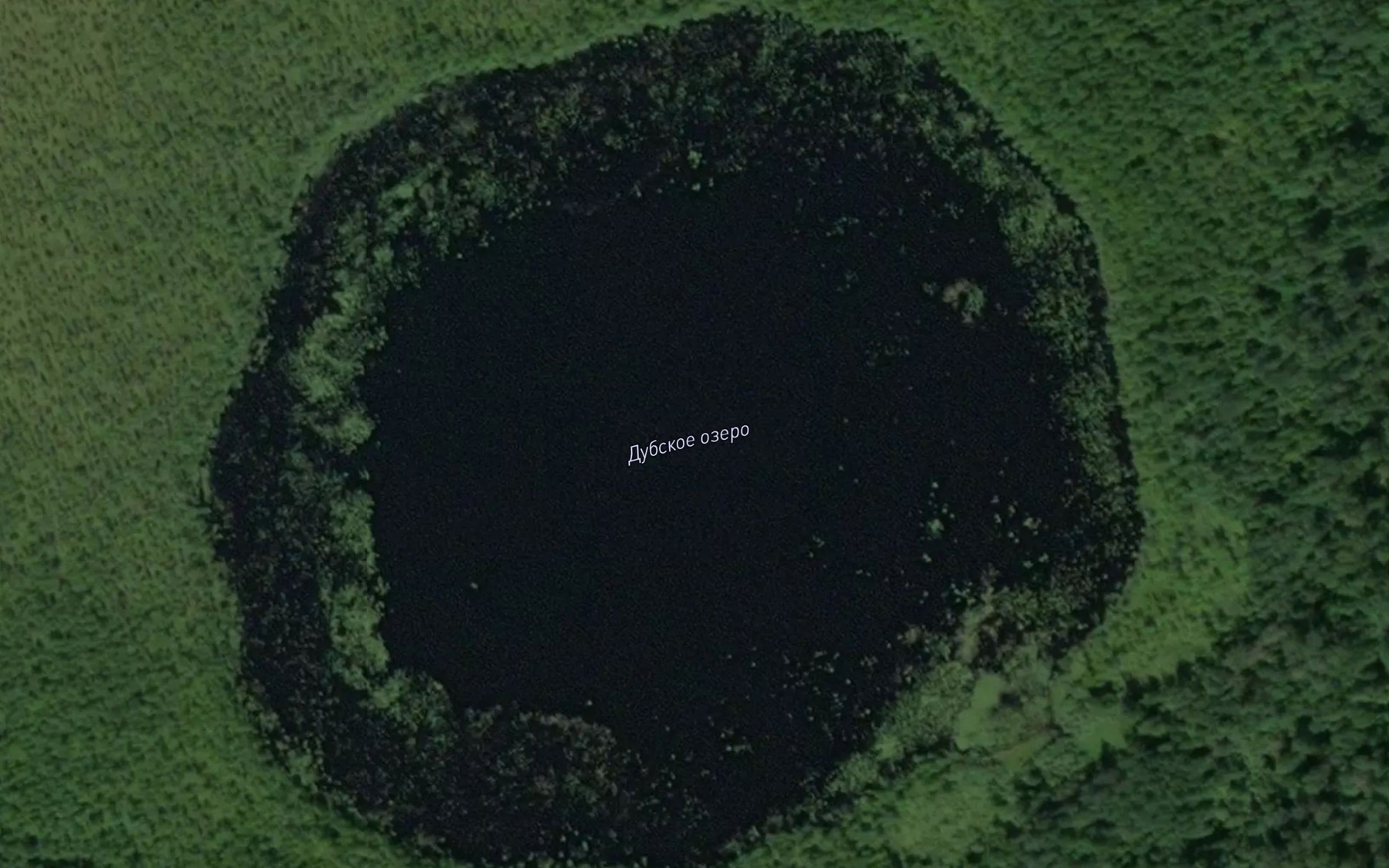 Satellite map of the Ozero Dubskoye
