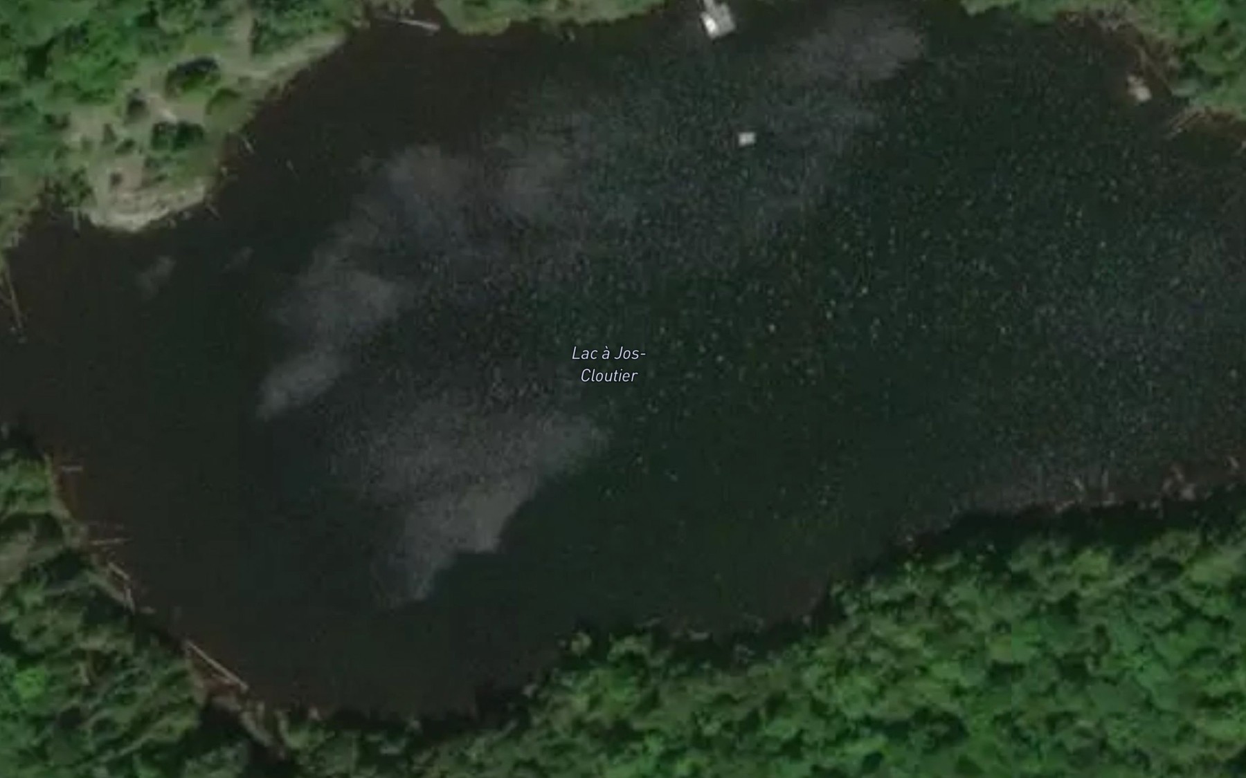 Satellite map of the Lac a Jos-Cloutier