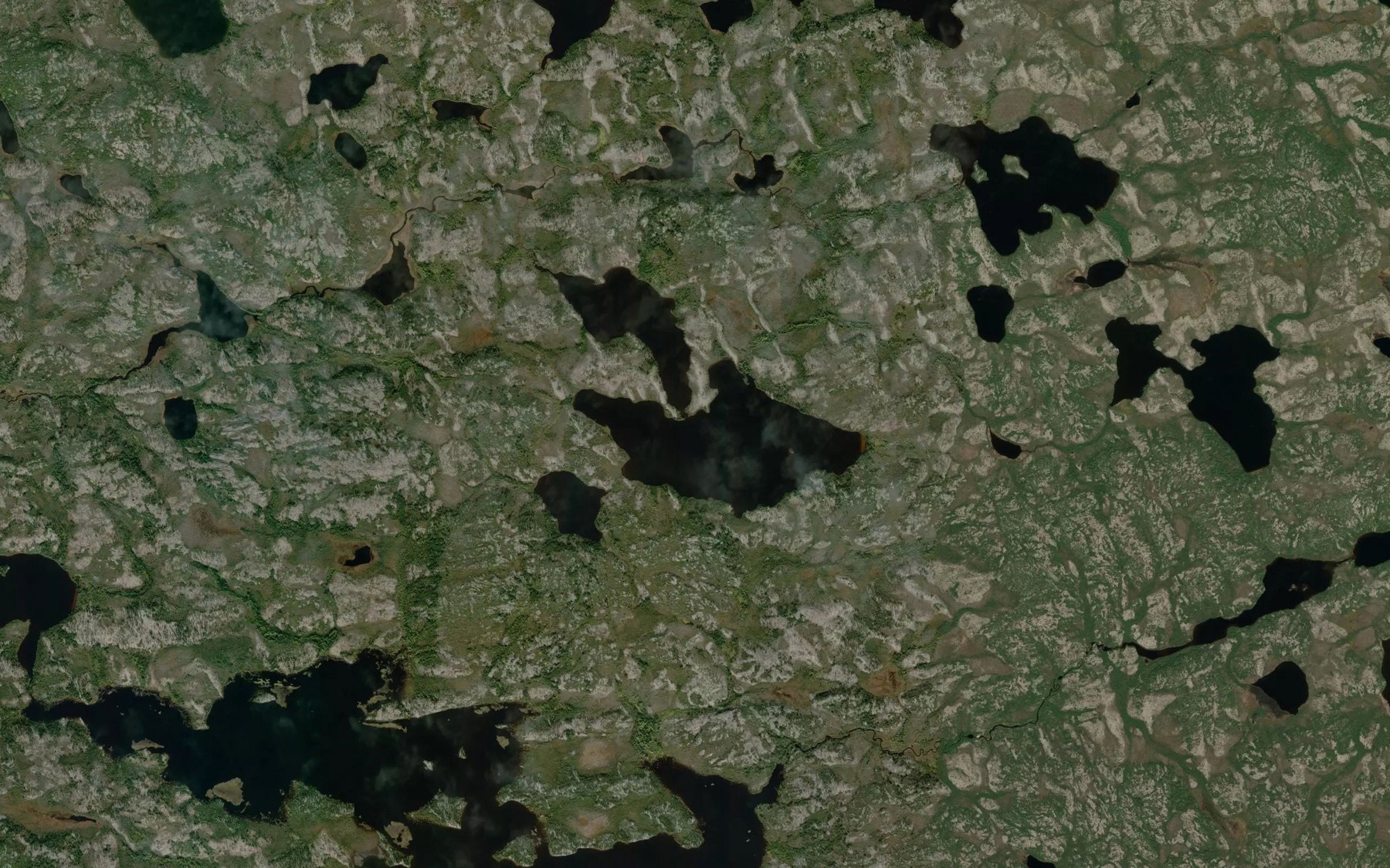 Satellite map of the Lac Kachamiskw