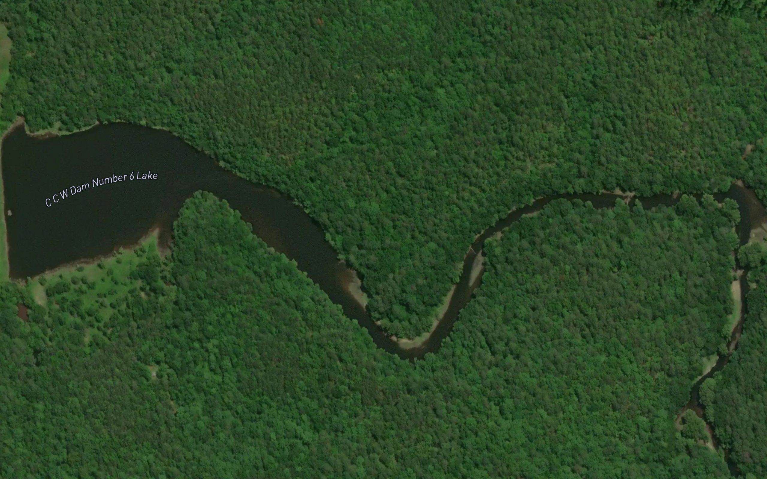 C C W Dam Number 6 Lake