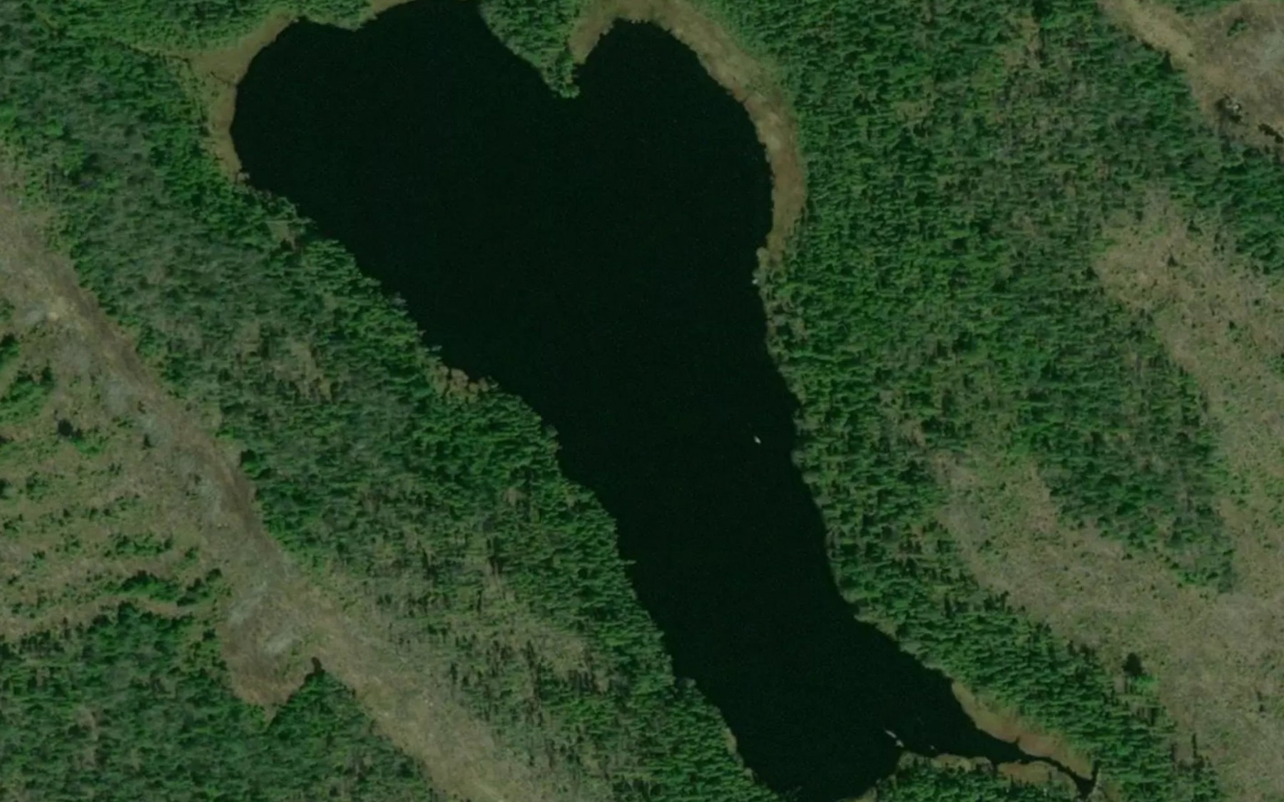 Satellite map of the Lac Baudemont