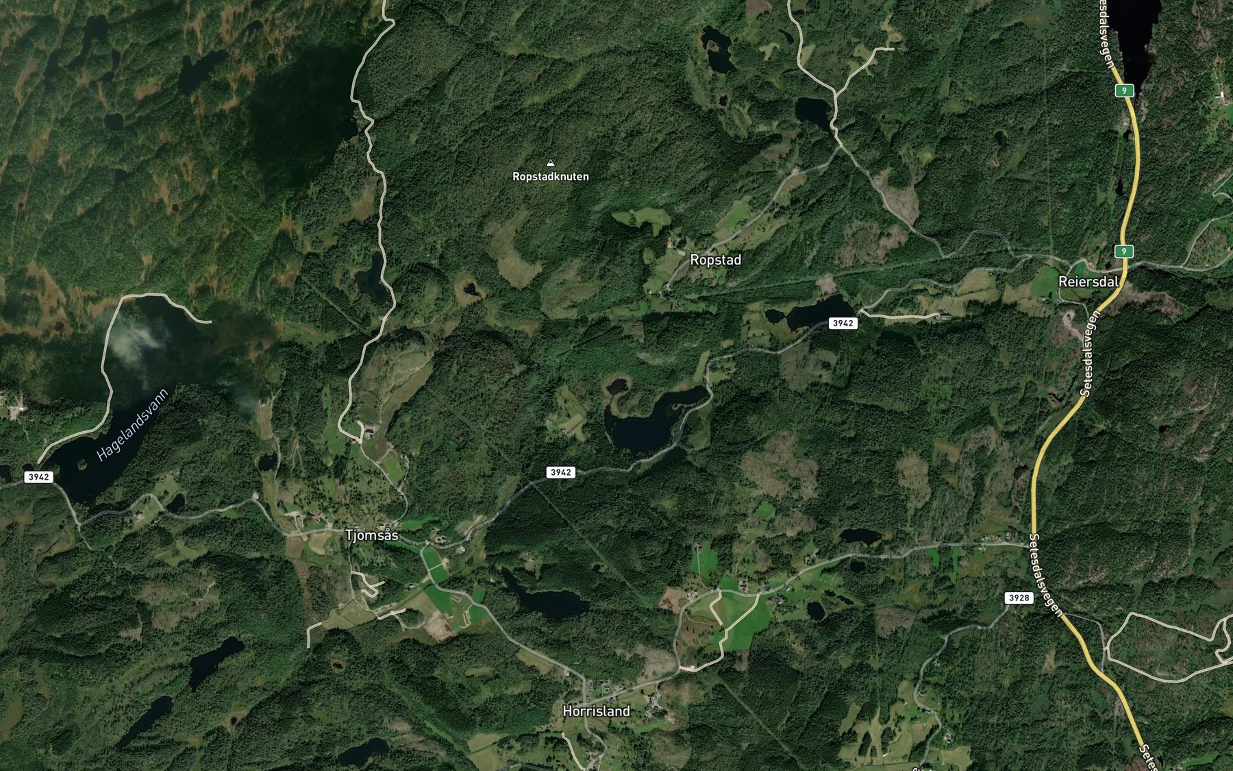 Satellite map of the Grisetjonn
