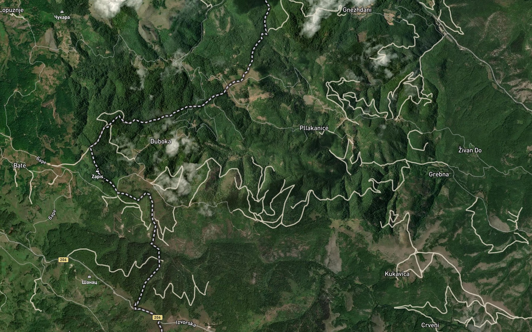 Satellite map of the Lumi Doboq