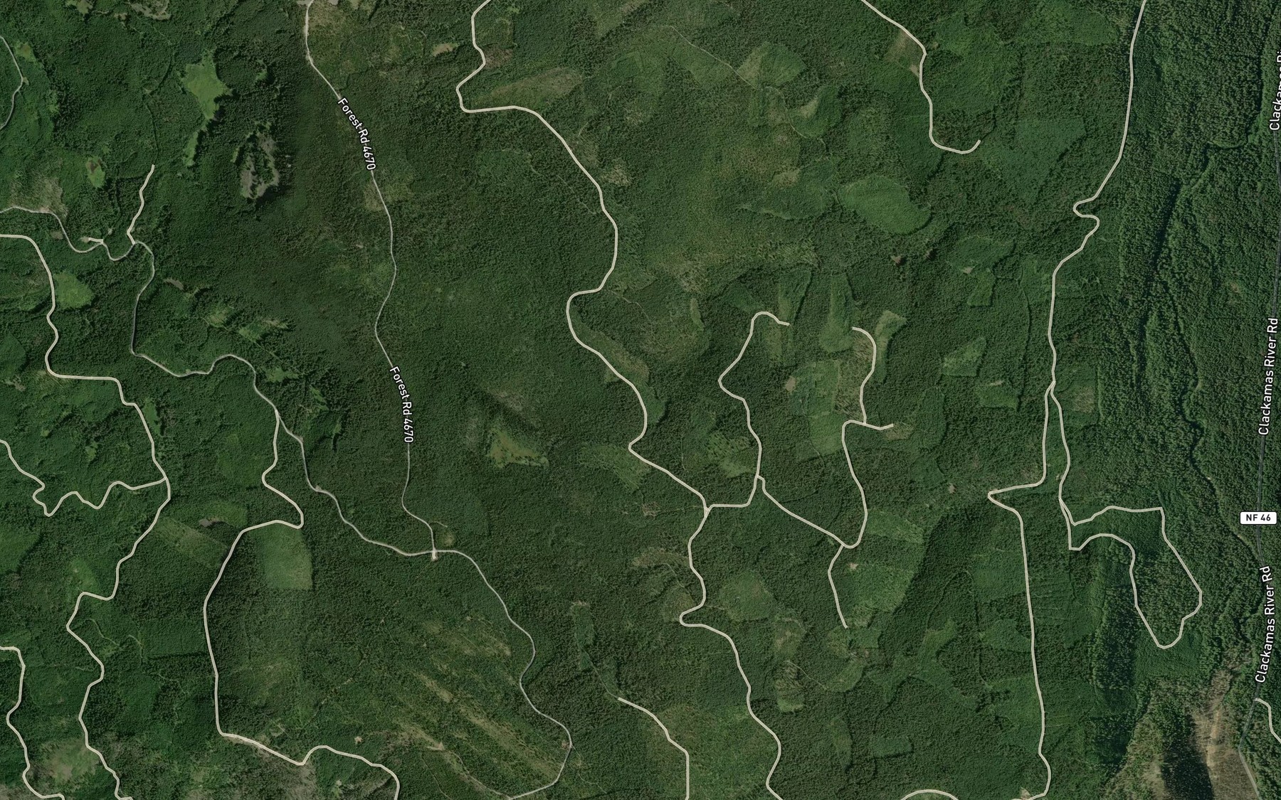 Satellite map of the Fadeaway Spring