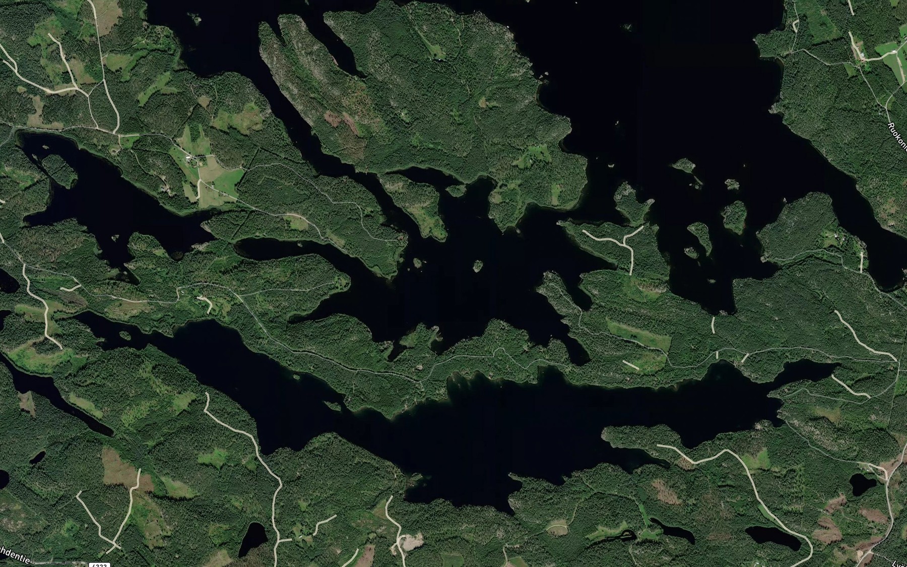 Satellite map of the Eno-Mikko