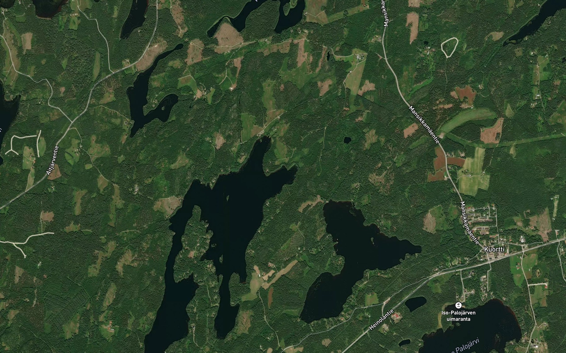 Satellite map of the Paskolahti