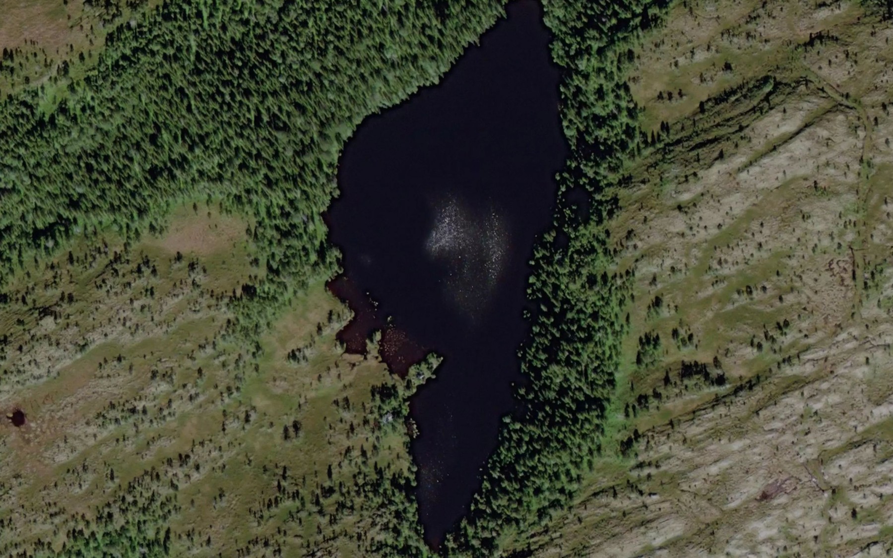 Satellite map of the Grandalstjorna