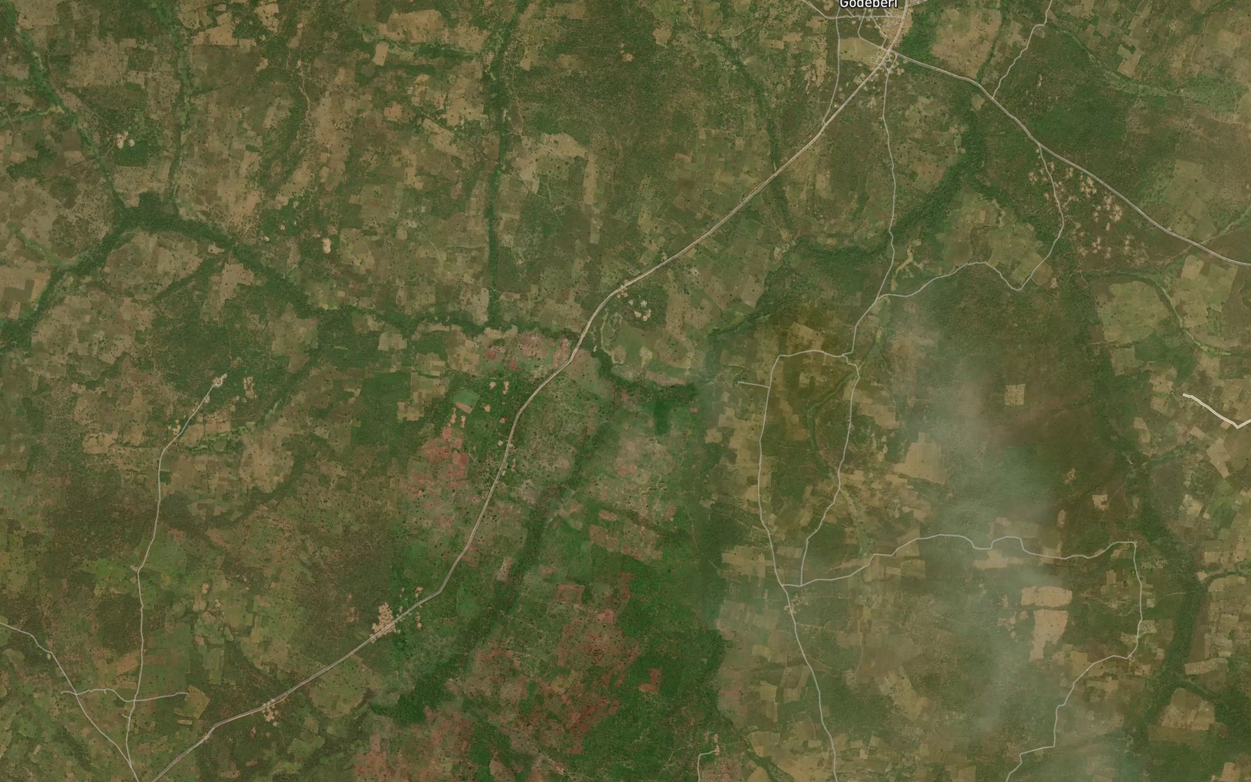 Satellite map of the River Konnahan