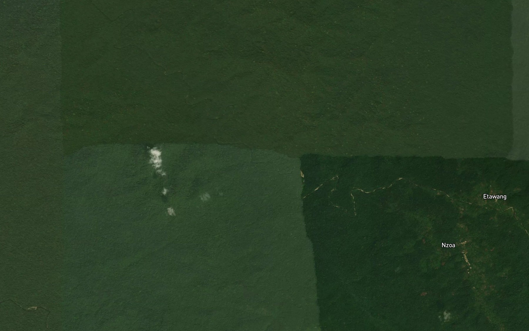 Satellite map of the Bashui