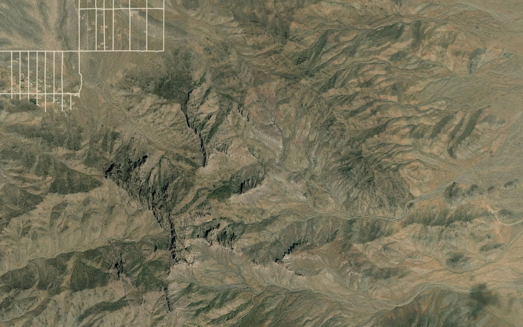 Satellite map of the Ash Creek Spring