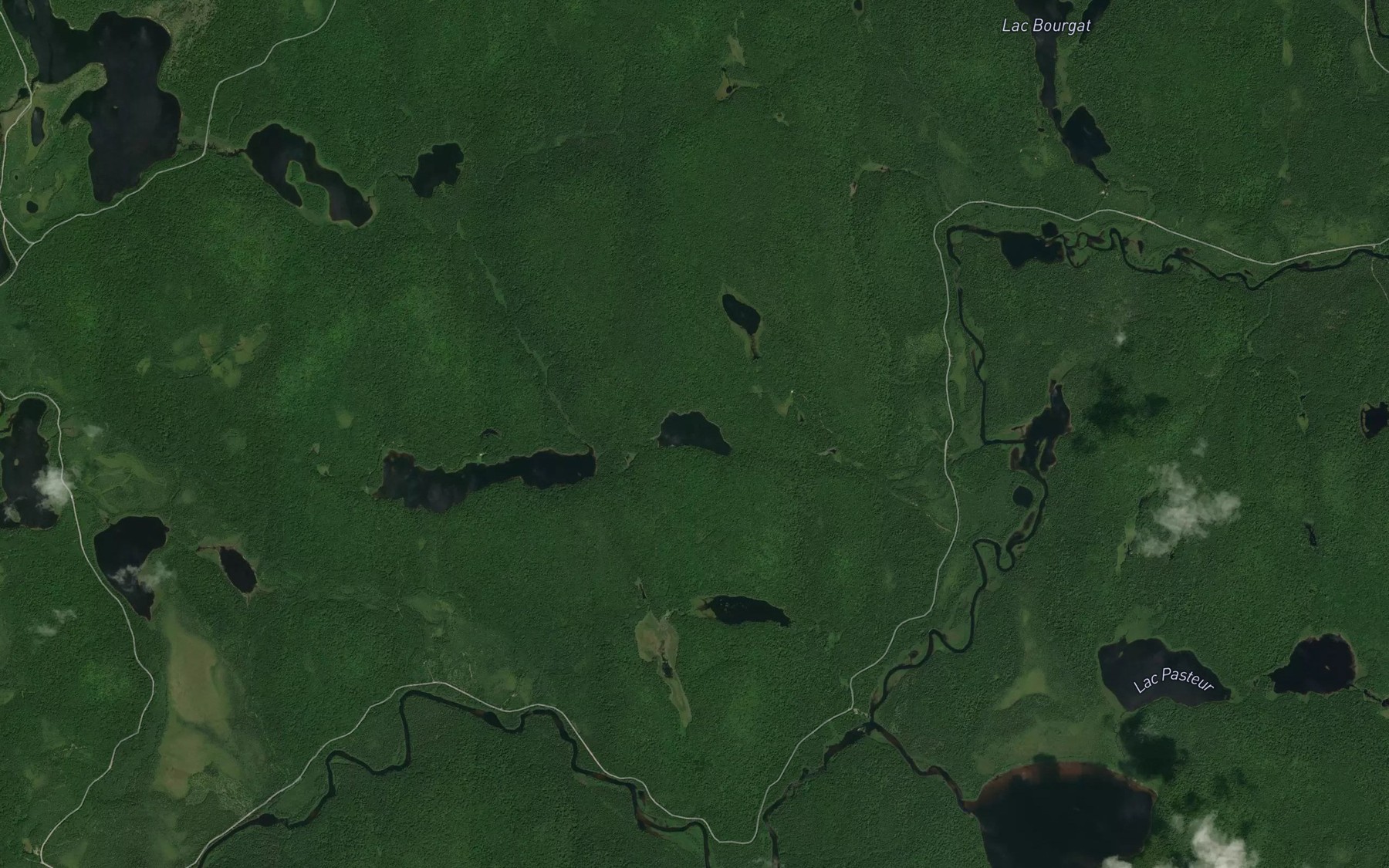 Satellite map of the Lac Paso