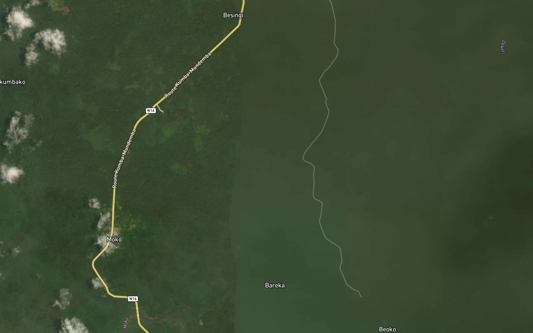 Satellite map of the Massombi