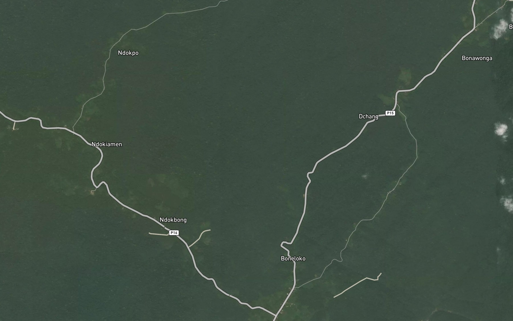 Satellite map of the Pele